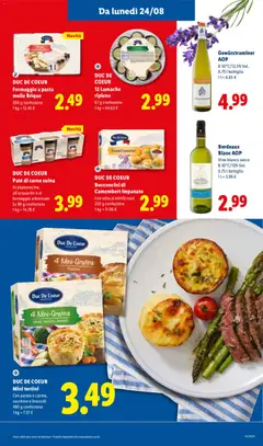 Anteprima del volantino DUC DE COEUR Paté di carne suina, Al peperoncino, all'acquavite o al formaggio erborinato 3x 90 g confezione valido a partire dal 20/08/2026 | Pagina: 43