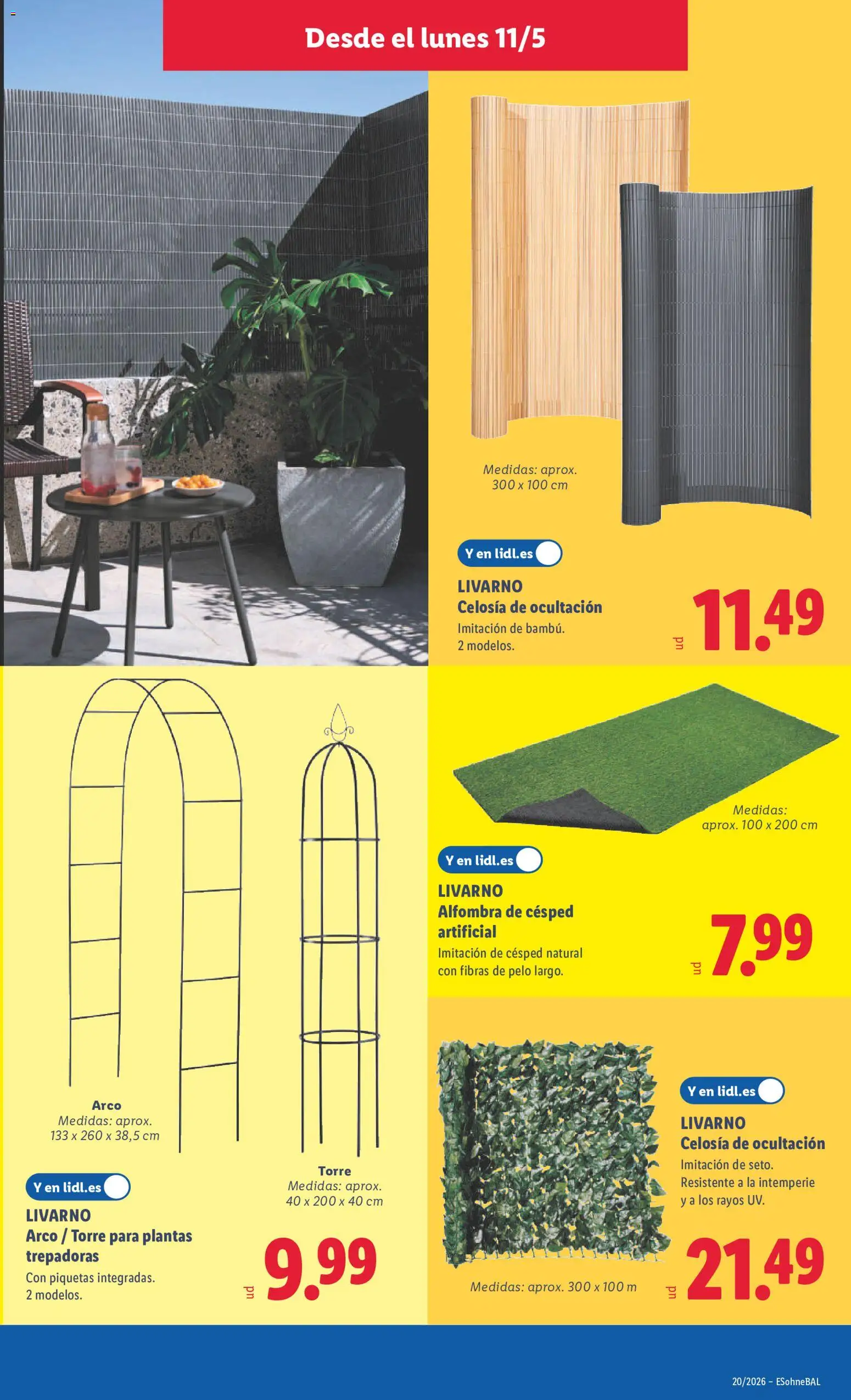 Lidl folleto de bazar │ válido desde el 11.05.2026 | Página: 15 | Productos: Alfombra