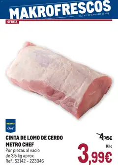 Vista previa Makro Fresco Península válido desde el 01/09/2026