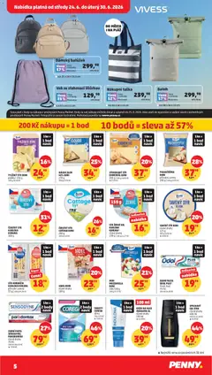 Náhled letáku Penny Market leták od 24.06.2026 | Strana: 5 | Produkty: Tavený sýr, Corega, Potraviny, Cottage