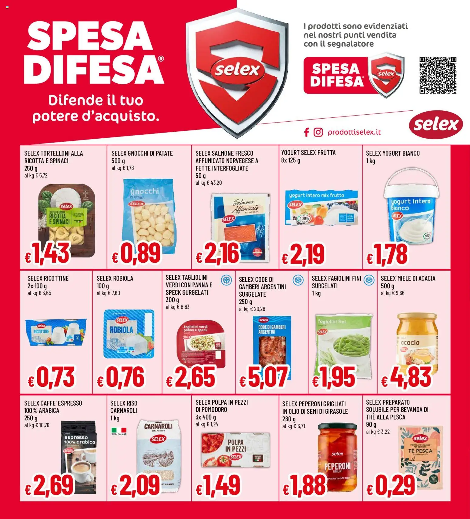 Volantino Famila del 10/08/2026 | Pagina: 10 | Prodotti: The, Tortelloni, Gnocchi di patate, Robiola