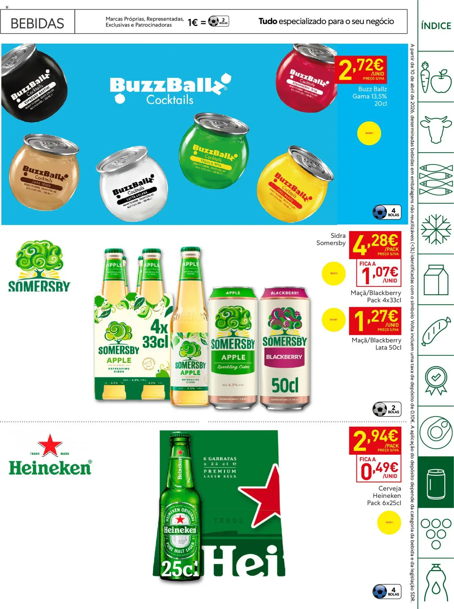 Recheio Horeca Madeira │ válido de 05.05.2026 | Página: 29 | Produtos: Cerveja, Somersby, Cocktails, Bebida