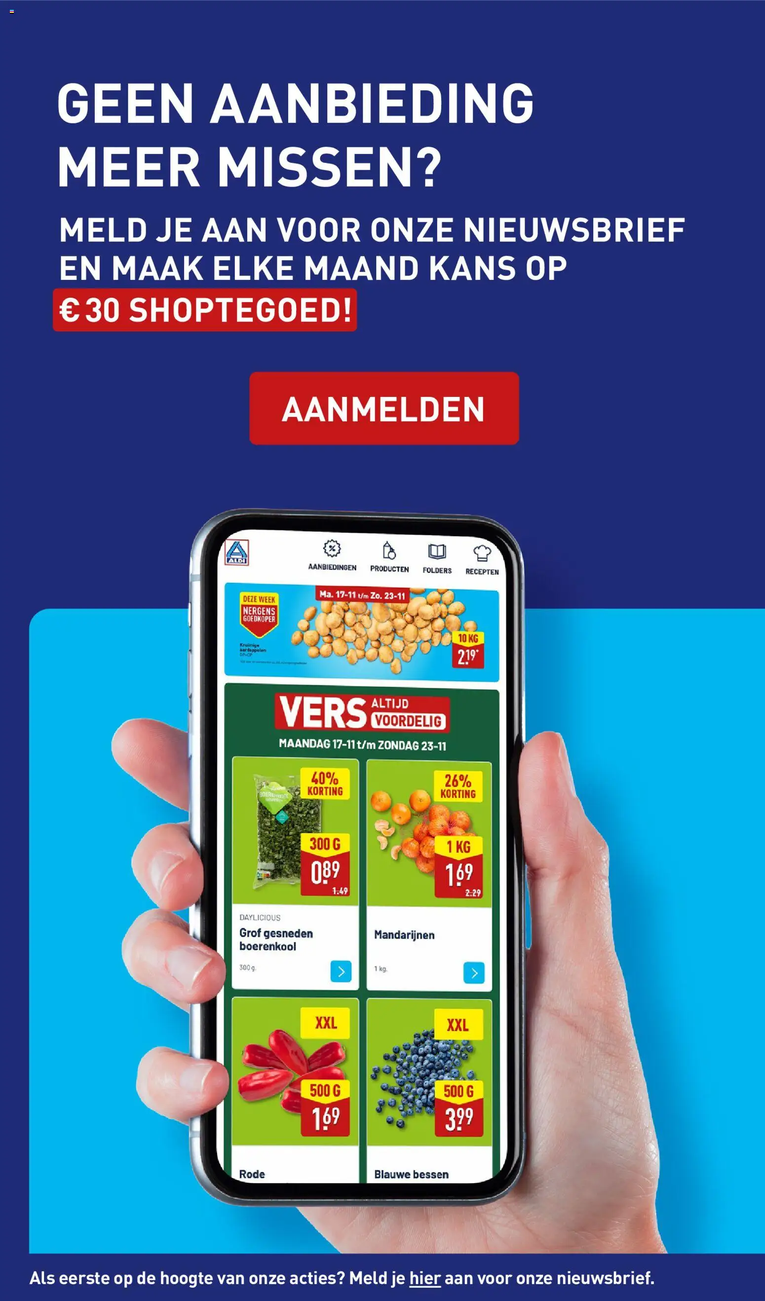 {H1} | Pagina: 70 | Producten: Folders, Boerenkool, Mandarijnen