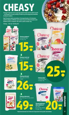 Cheasy 0,2% fedt Skyr Vanilje, Ikke tilsat sukker. gyldig fra 11.06.2026 | Side: 15