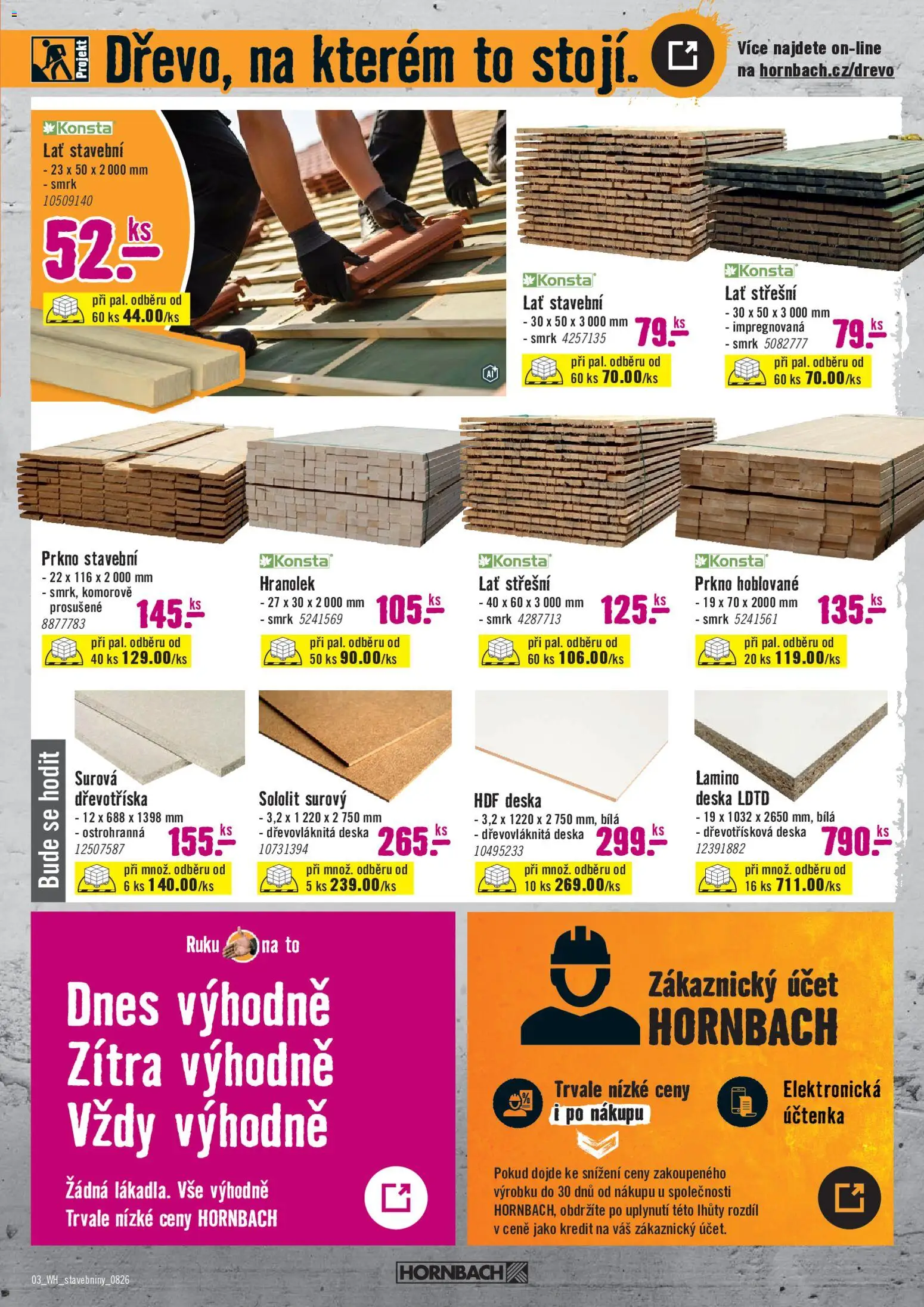 HORNBACH leták - Stavebniny od 26.08.2026 | Strana: 3