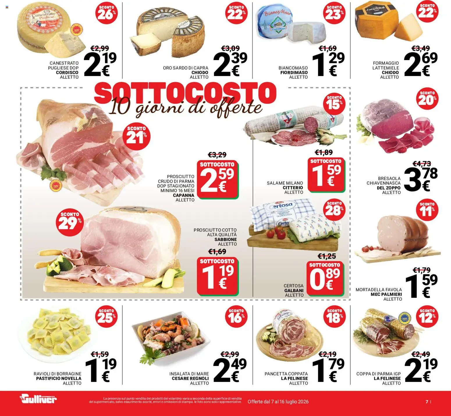 Volantino Gulliver del 07/07/2026 | Pagina: 7