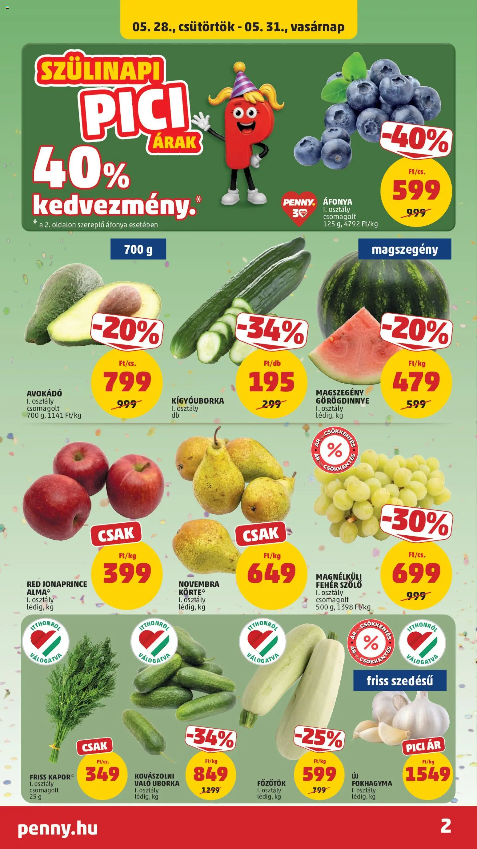 PENNY akciós ujság - amely érvényes a következő dátumtól: 28.05.2026 | Oldal: 2