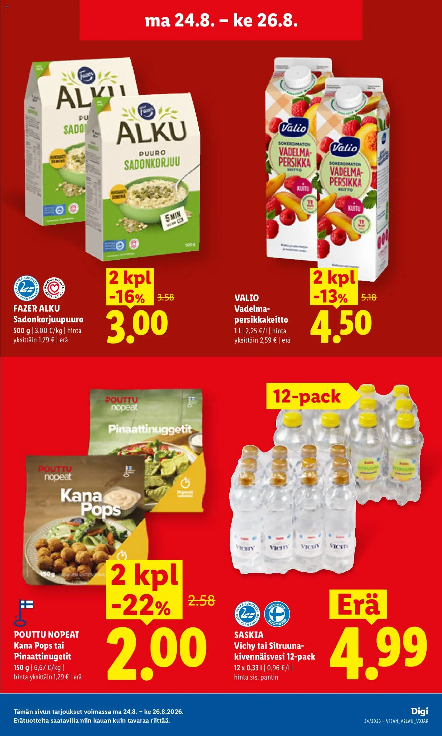 Lidl tarjoukset - Rovaniemi – voimassa 24/08/2026 alkaen | Sivu: 7