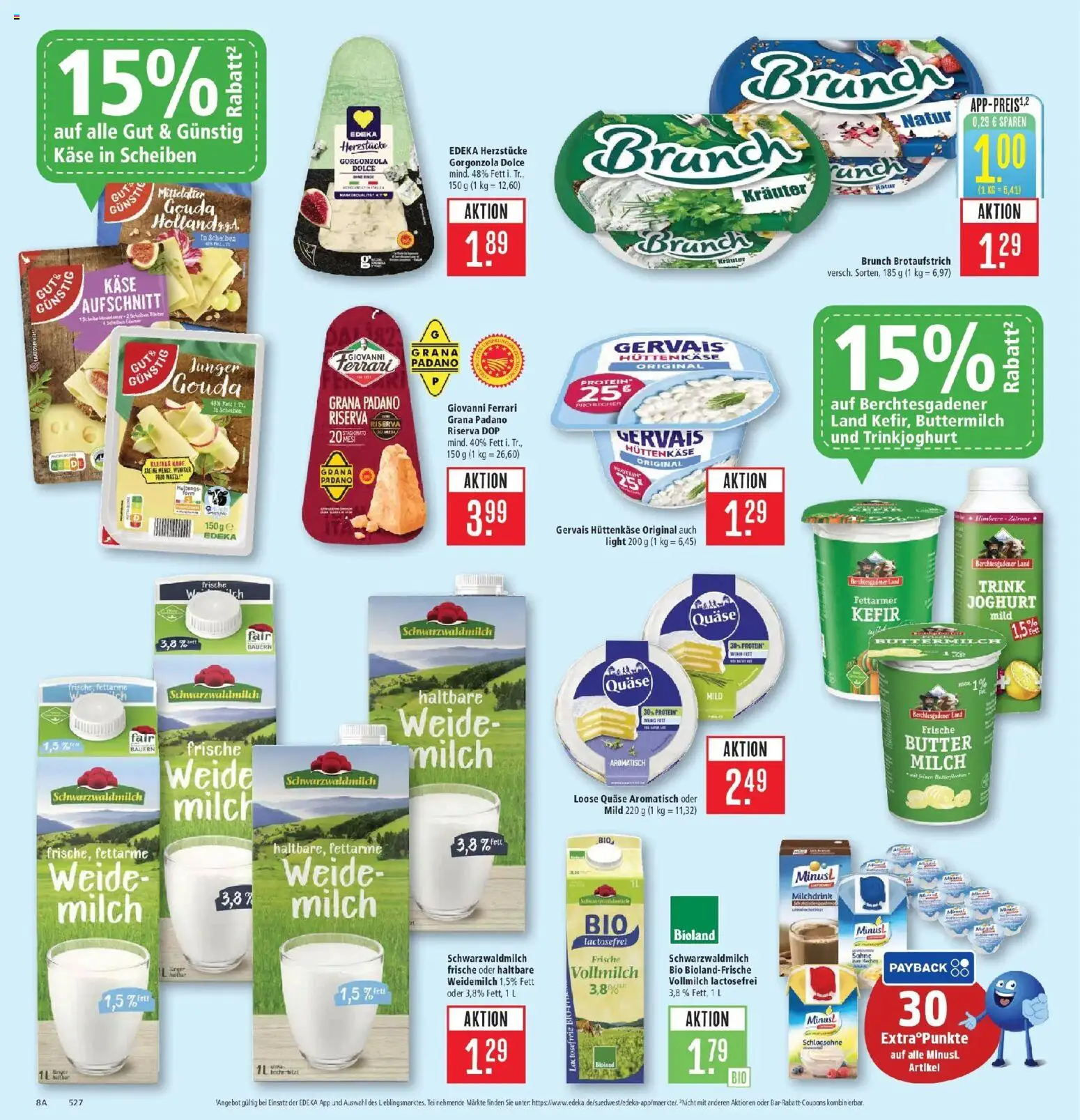 Marktkauf Prospekt Aschaffenburg (ab 24.08.2026) » Angebote online | Seite: 8 | Produkte: Käse, Joghurt, Trinkjoghurt, Himbeere