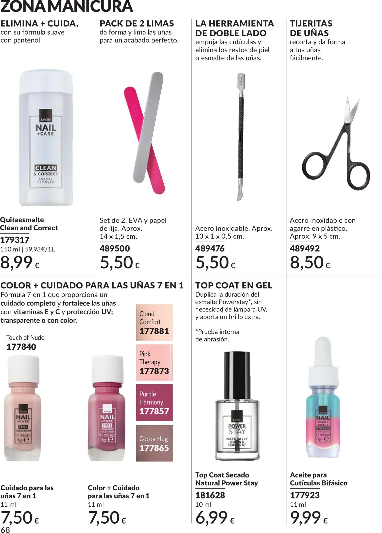 Catálogo AVON campaña 6 │ válido desde el 01.06.2026 | Página: 68 | Productos: Lima, Aceite, Lámpara