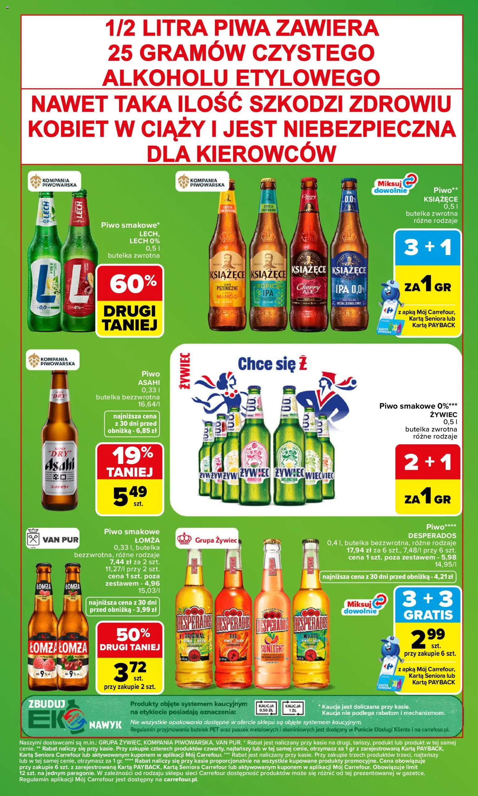 Carrefour gazetka - Zakupowa taktyka kibica od 22.06.2026 | Strona: 3 | Produkty: Mango, Karta, Piwo