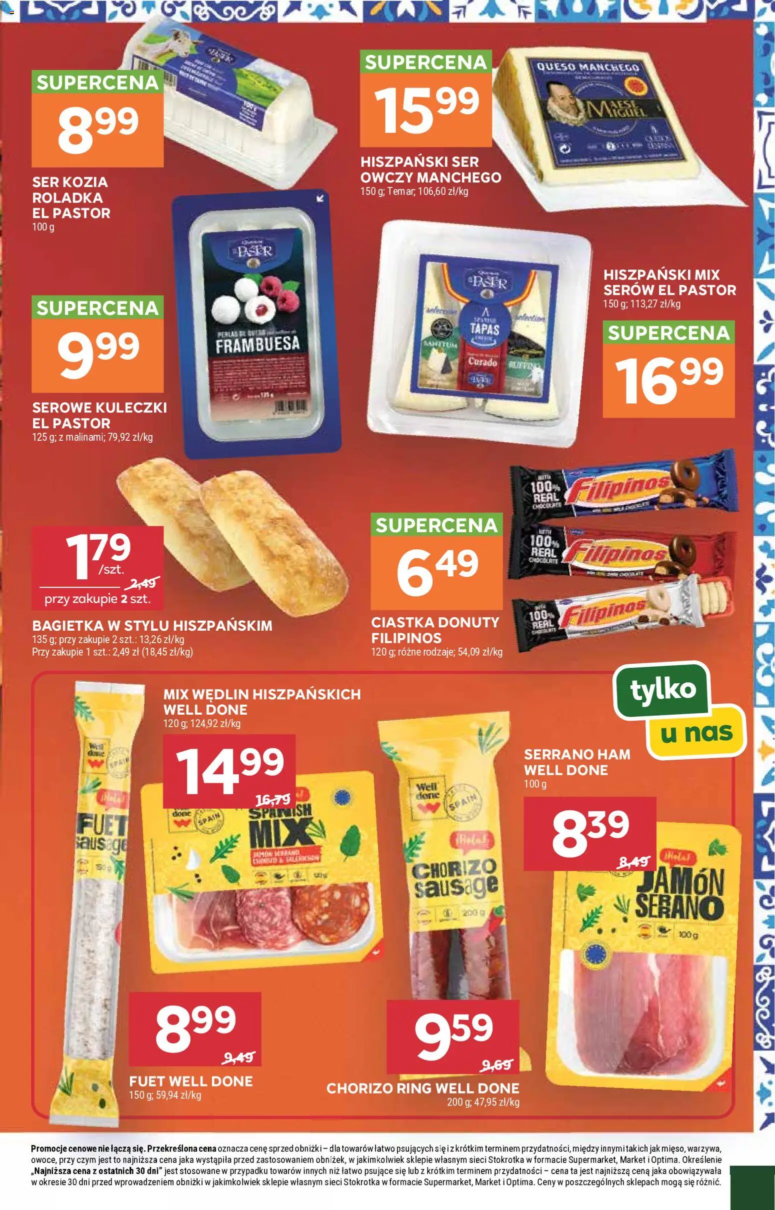 Stokrotka gazetka od 13.08.2026 | Strona: 31 | Produkty: Stokrotka, Chorizo, Fuet, Ser