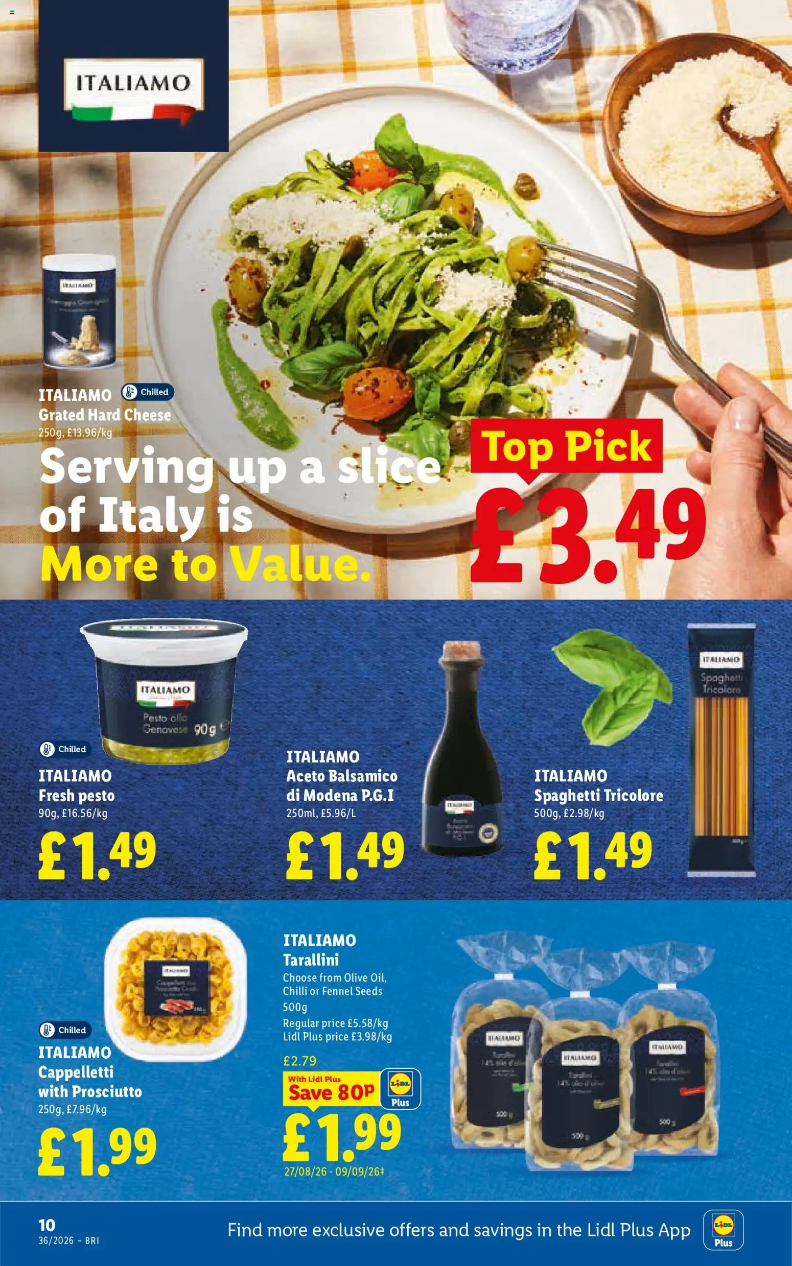 {H1} | Page: 12 | Products: Spaghetti, Pesto, Cheese, Prosciutto