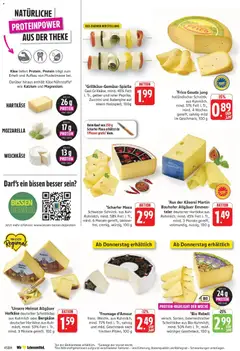 Edeka Prospekt Walldorf ab 14.09.2026 gültig | Seite: 4 | Produkte: Käse, Theke, Mozzarella, Zucchini