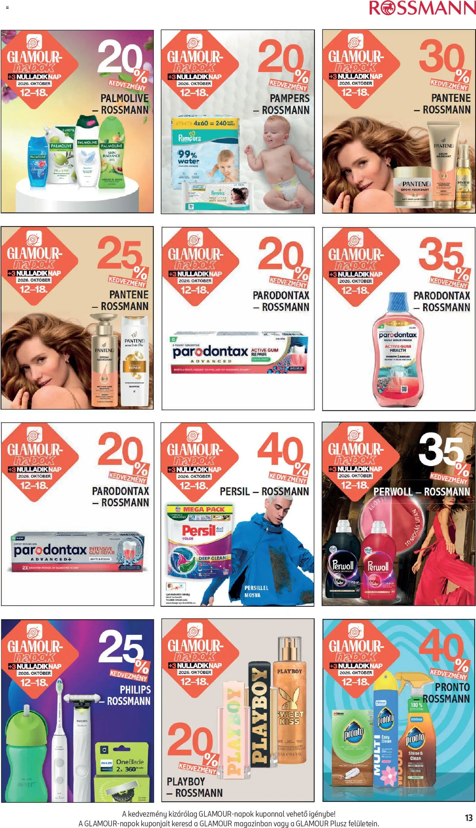 Rossmann akciós ujság - amely érvényes a következő dátumtól: 2026.10.12. | Oldal: 13