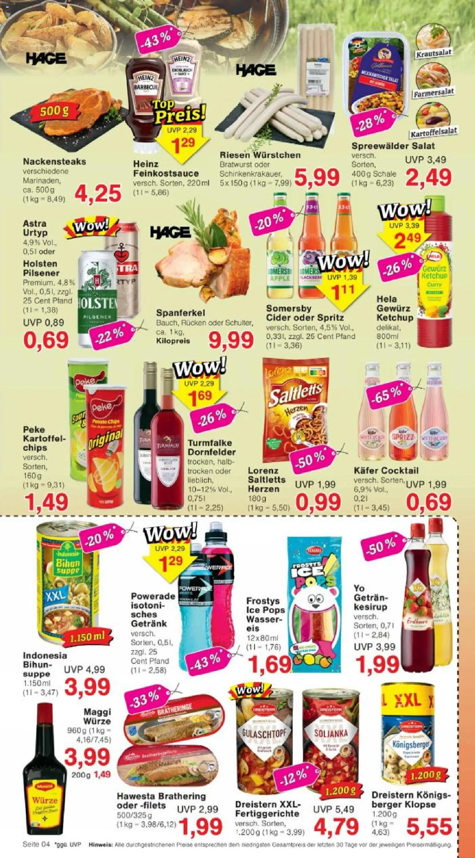 Jawoll Prospekt – gültig ab 26.05.2026 | Seite: 4 | Produkte: Holsten, Apple, Fertiggerichte, Powerade