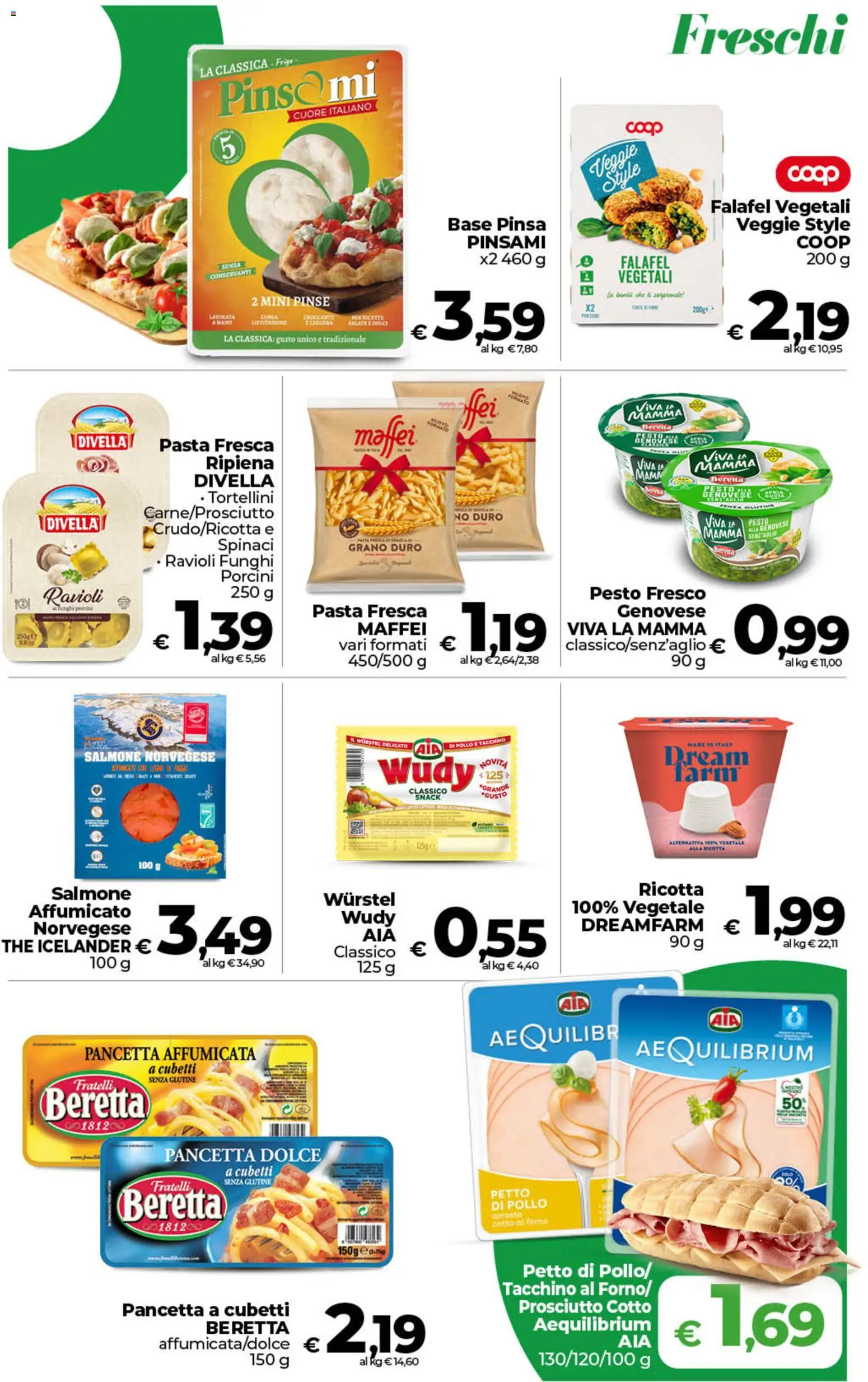 Volantino COOP del 21/07/2026 | Pagina: 6 | Prodotti: Petto di Pollo, Pollo, Pancetta, Funghi
