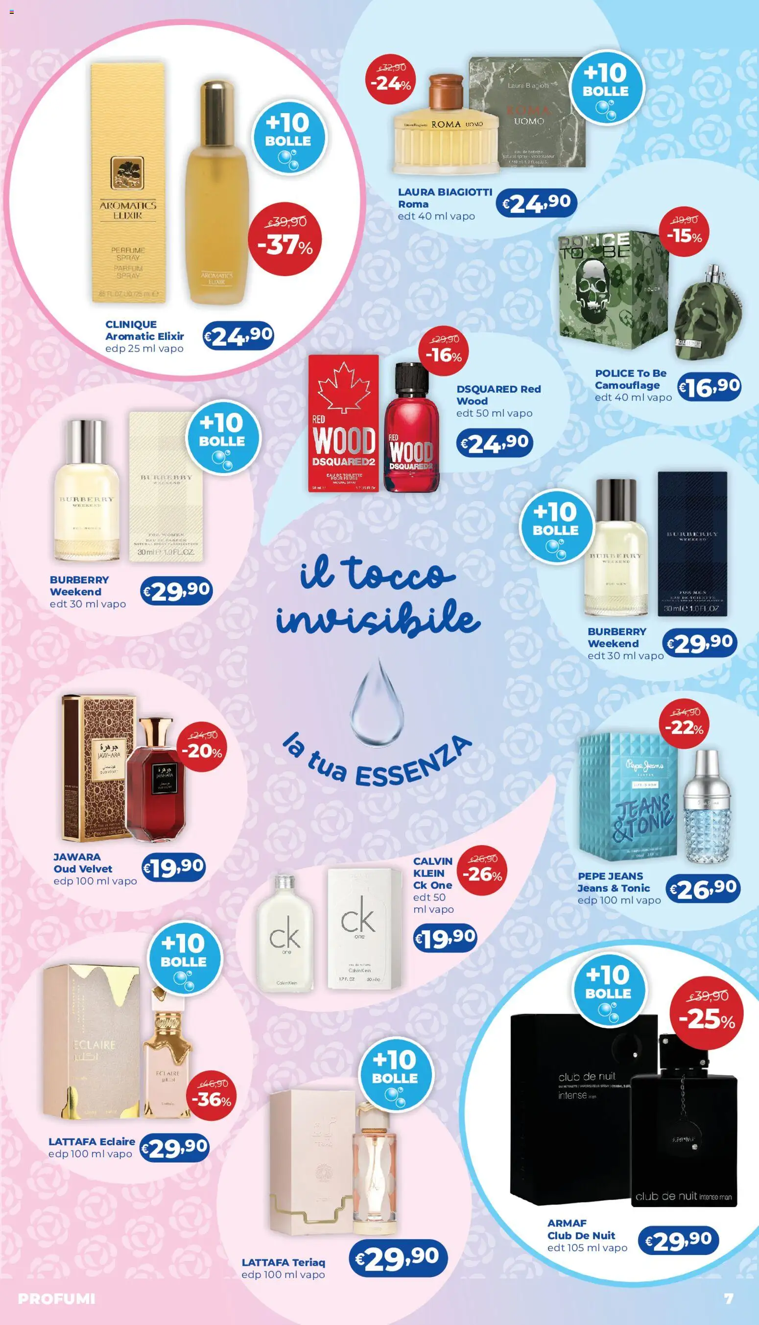 Volantino Acqua e Sapone del 15/10/2026 | Pagina: 7 | Prodotti: Pepe, Jeans, Profumi