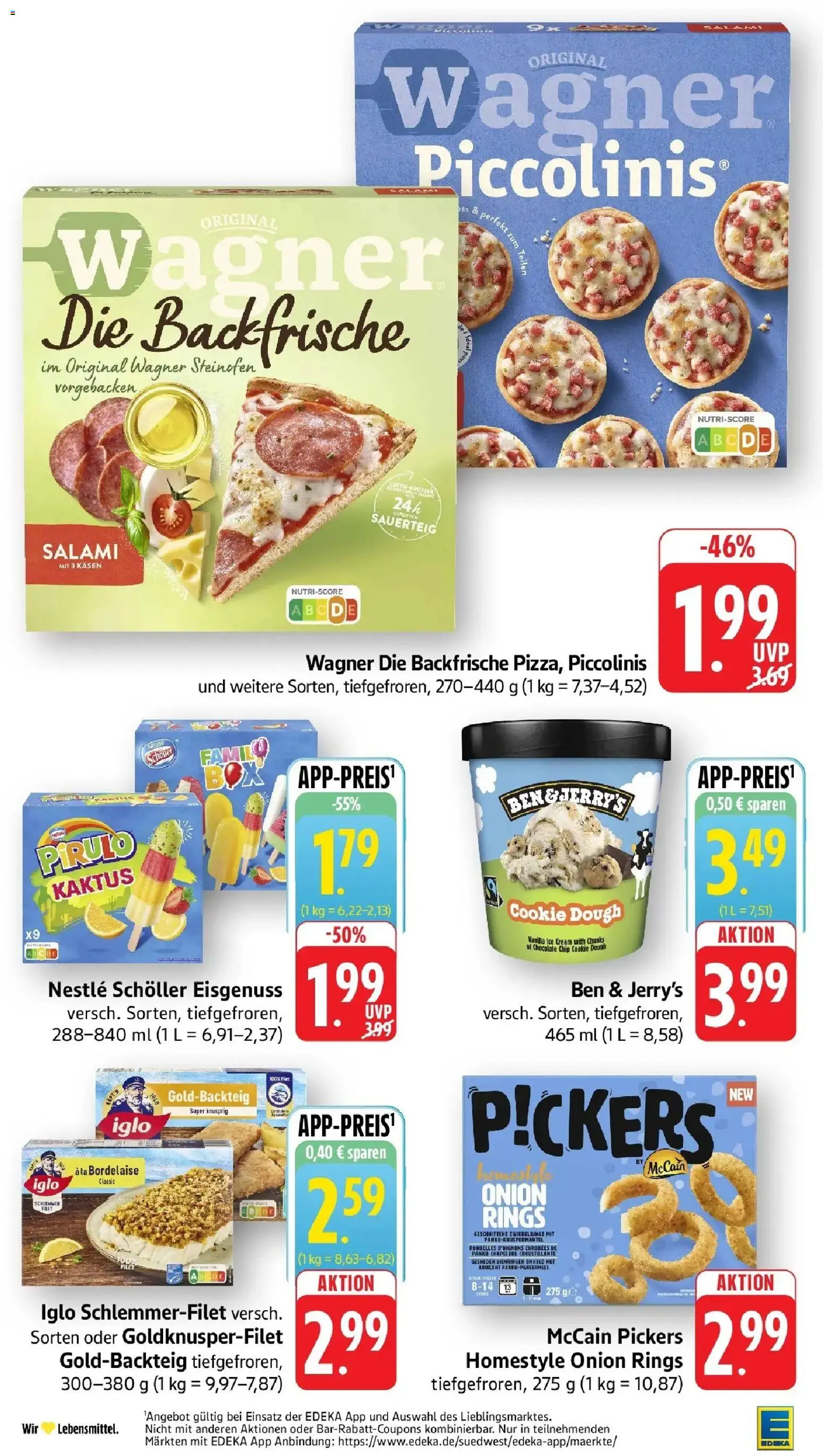 Edeka - EDEKA: Wochenangebote – gültig ab 05.07.2026 | Seite: 16 | Produkte: Met, Ben & Jerry's, Piccolinis, Salami