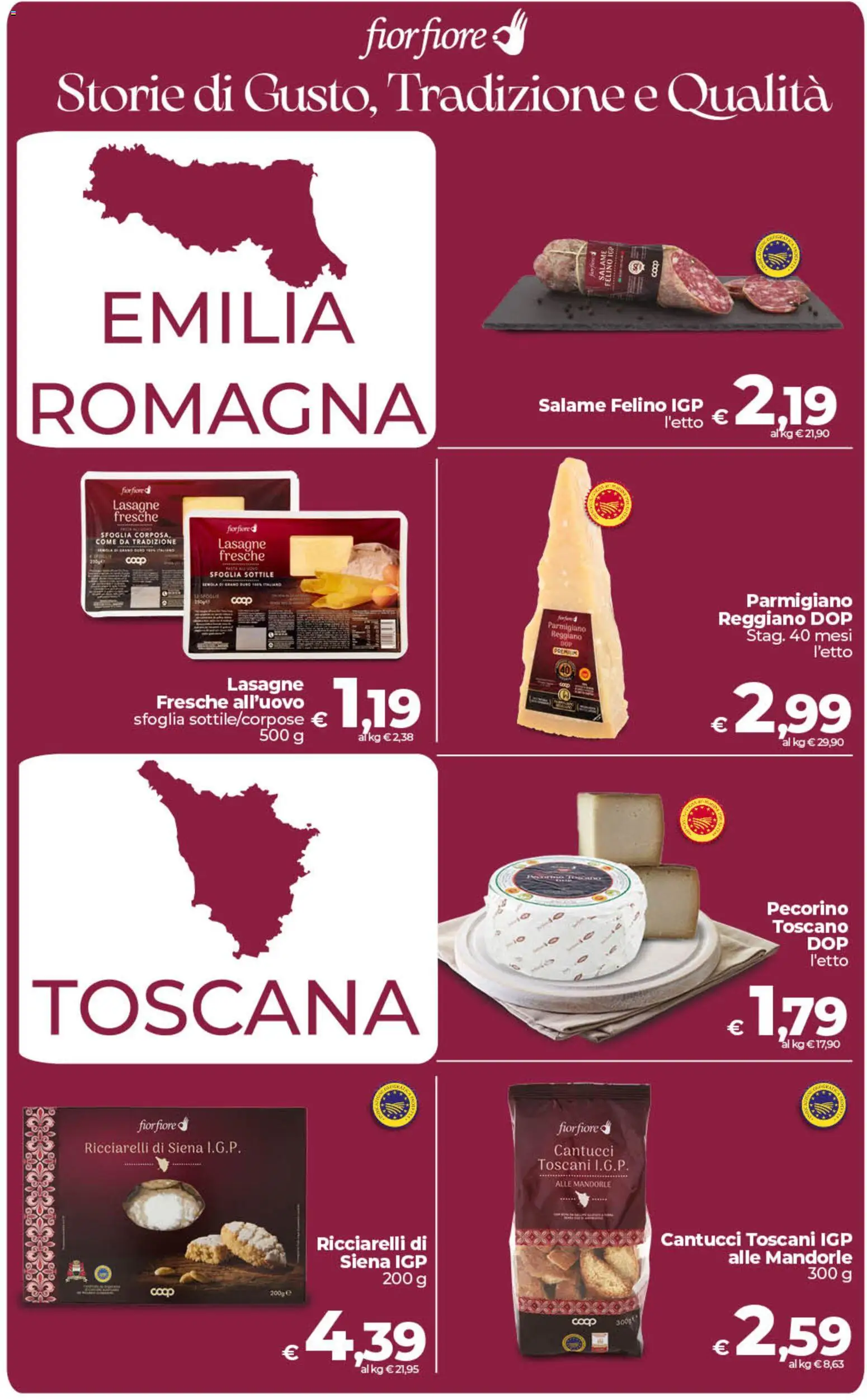Volantino COOP del 21/07/2026 | Pagina: 7 | Prodotti: Salame, Parmigiano reggiano, Parmigiano, Pecorino