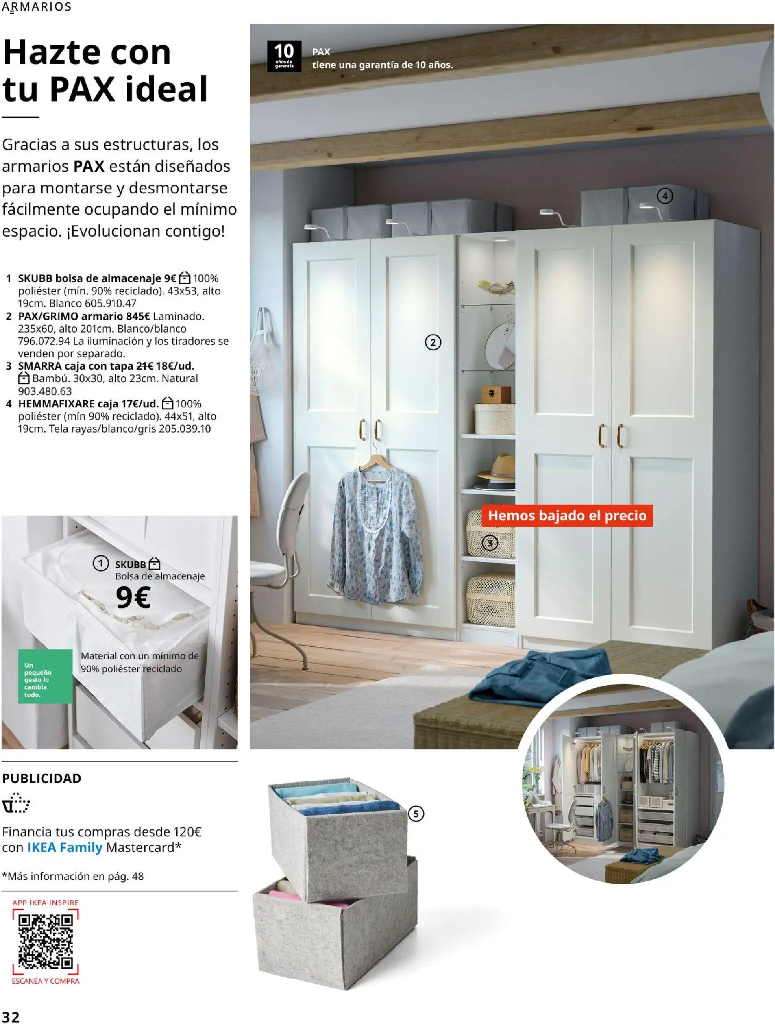 IKEA - Domitorios │ válido desde el 01/09/2026 | Página: 32 | Productos: Bolsa, Iluminación, Almacenaje, Caja