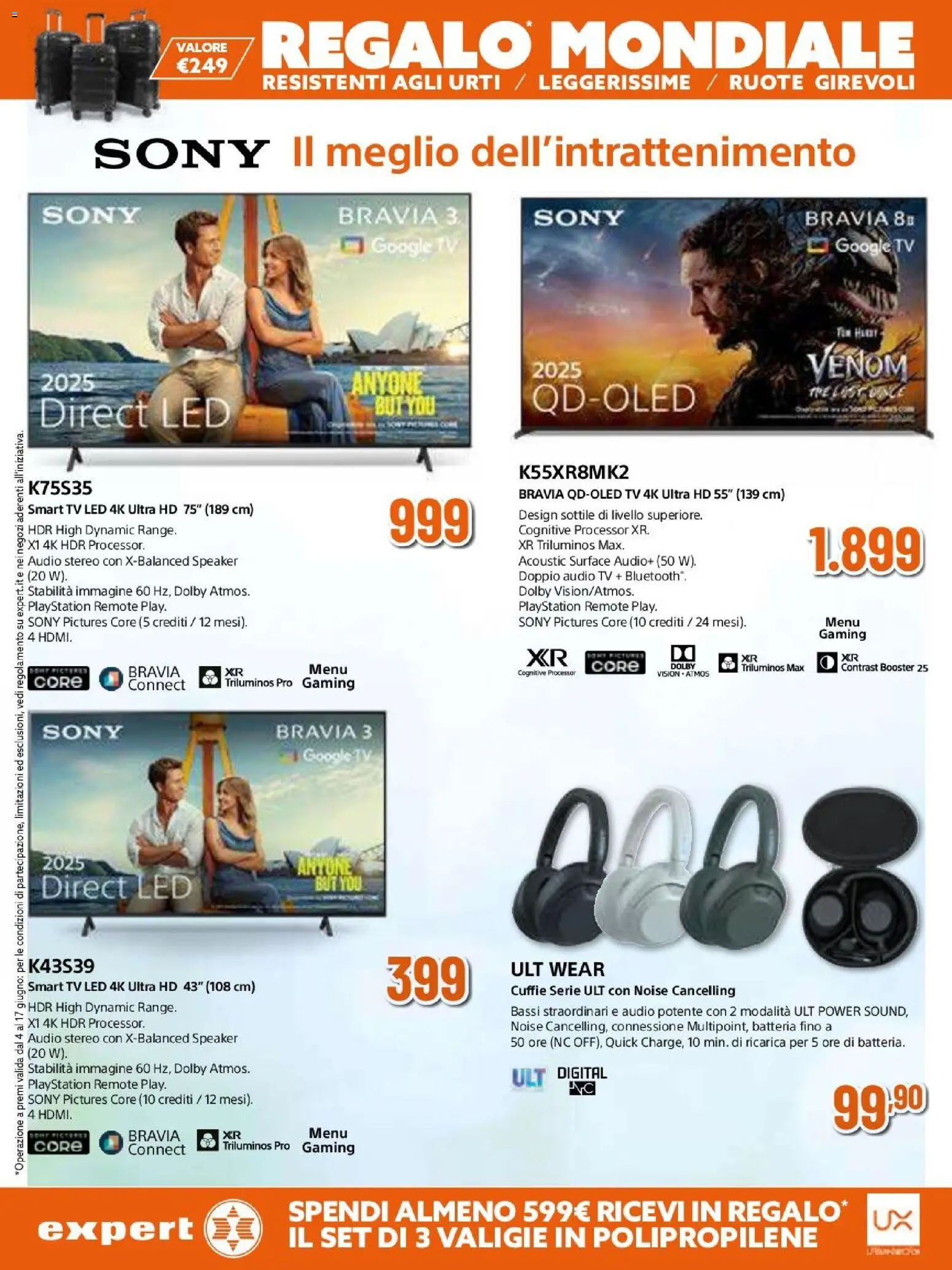 Volantino Expert del 04.06.2026 | Pagina: 11 | Prodotti: TV, Audio, Cuffie, Batteria