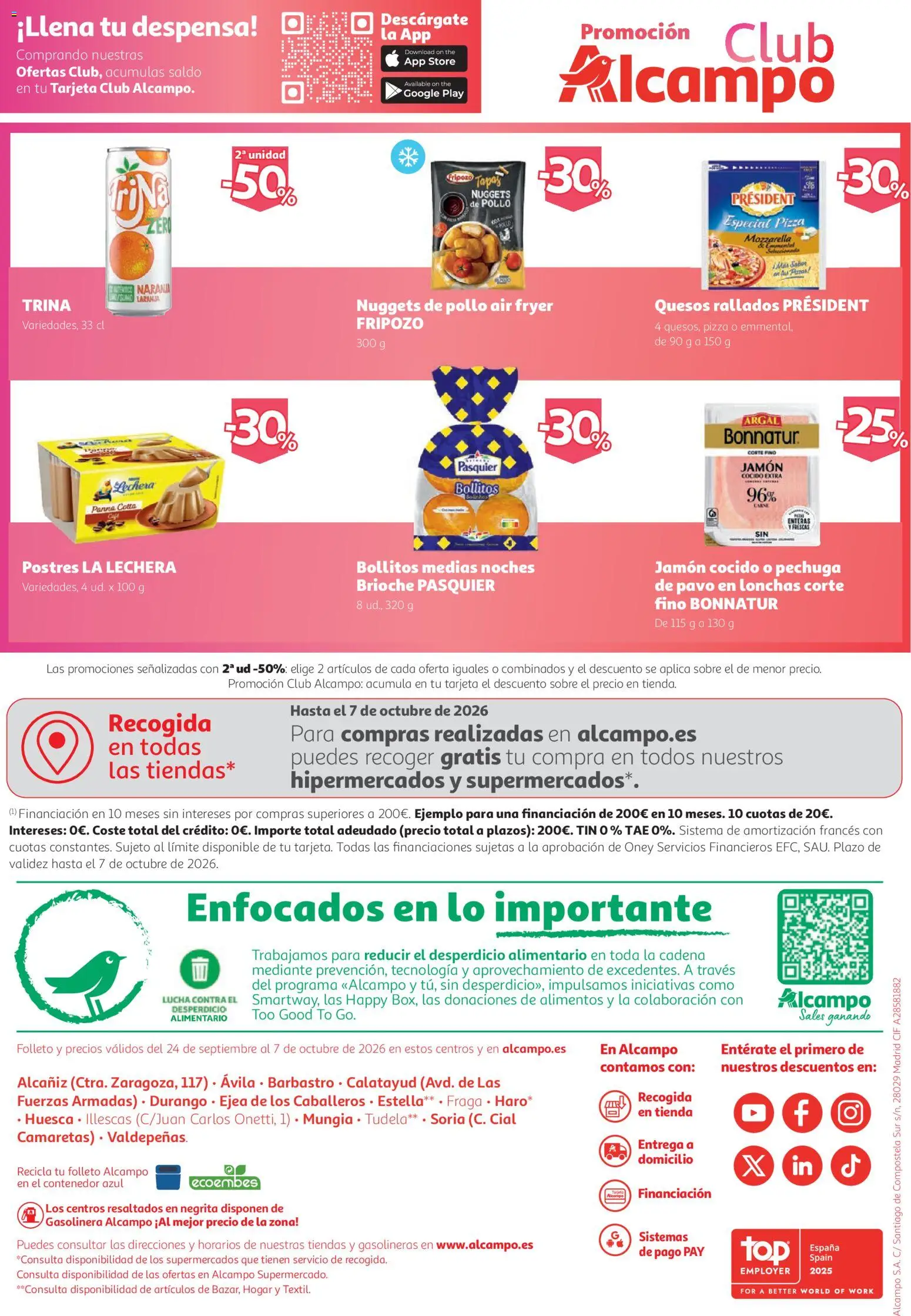Alcampo Superstore │ válido desde el 24/09/2026 | Página: 16 | Productos: Jamón, Carne, Pollo, Pavo