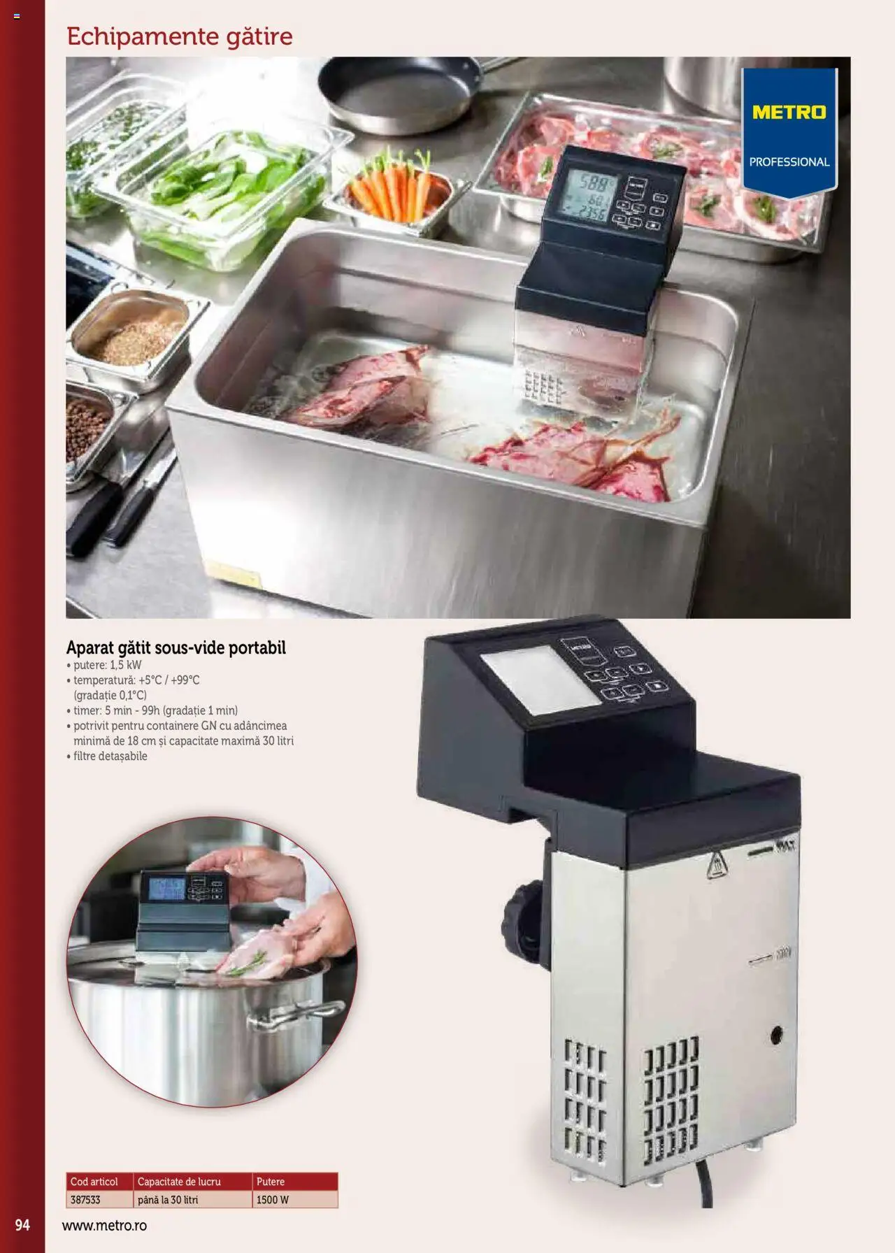 Noul catalog Metro – valabil de la 17.09.2025 | Pagină: 94 | Produse: Aparat