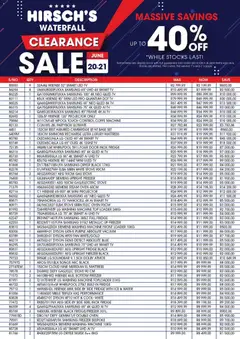 Hirsch's specials catalogue – valid from 20.06.2026