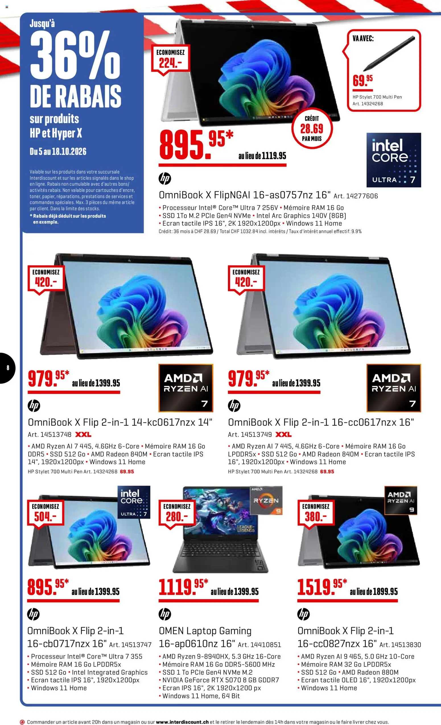 Interdiscount aktionen FR – gültig ab 05.10.2026 | Seite: 8