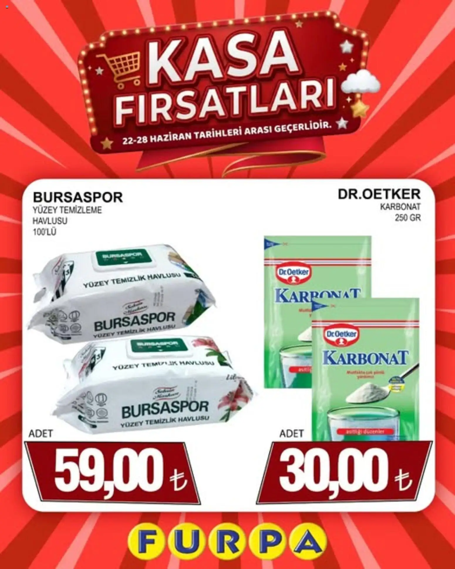 Furpa - Kasa Fırsatları - 22 Haziran 2026 tarihinden itibaren geçerlidir | Sayfa: 1