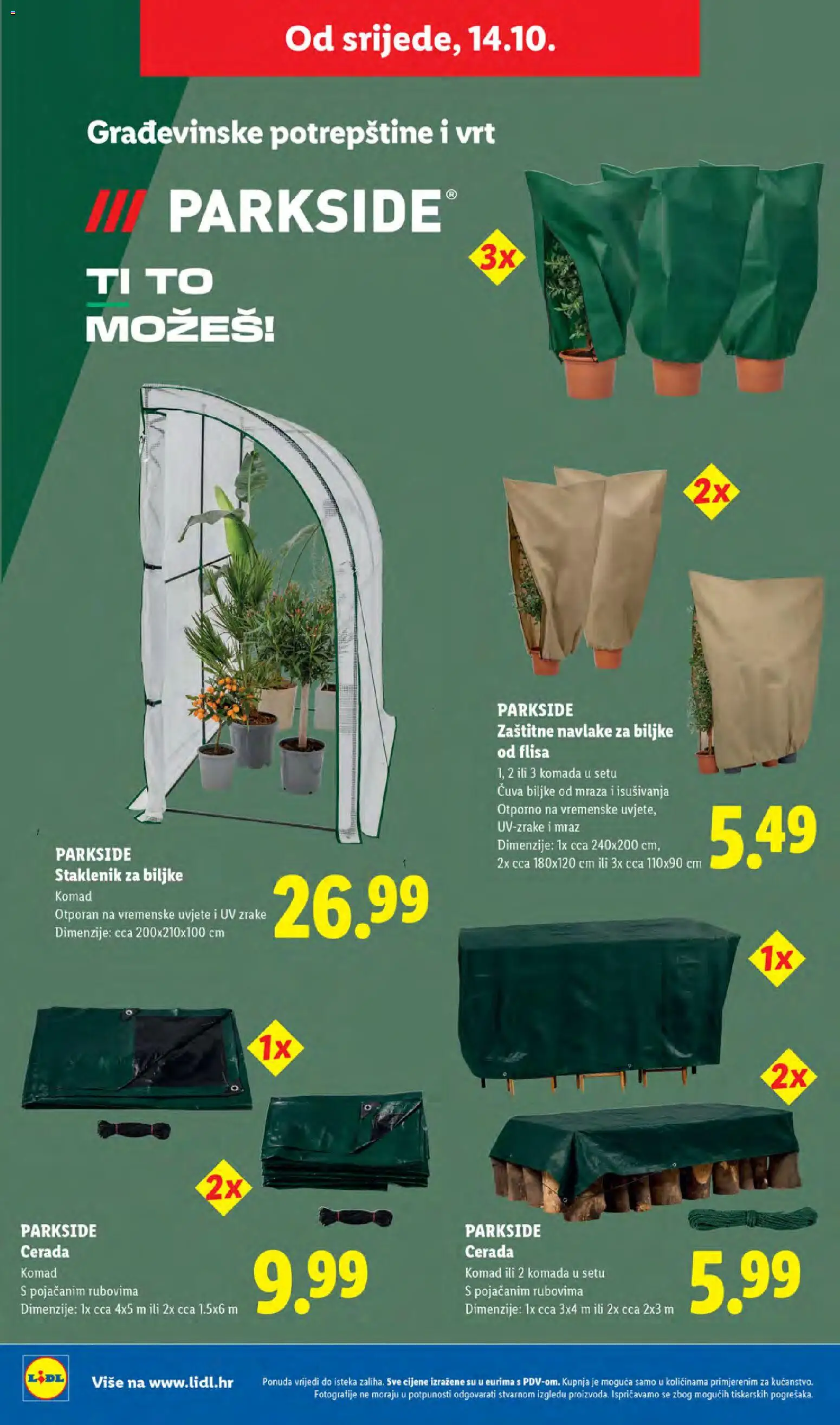 Lidl katalog | vrijedi od 12.10.2026 | Stranica: 42 | Proizvodi: Parkside