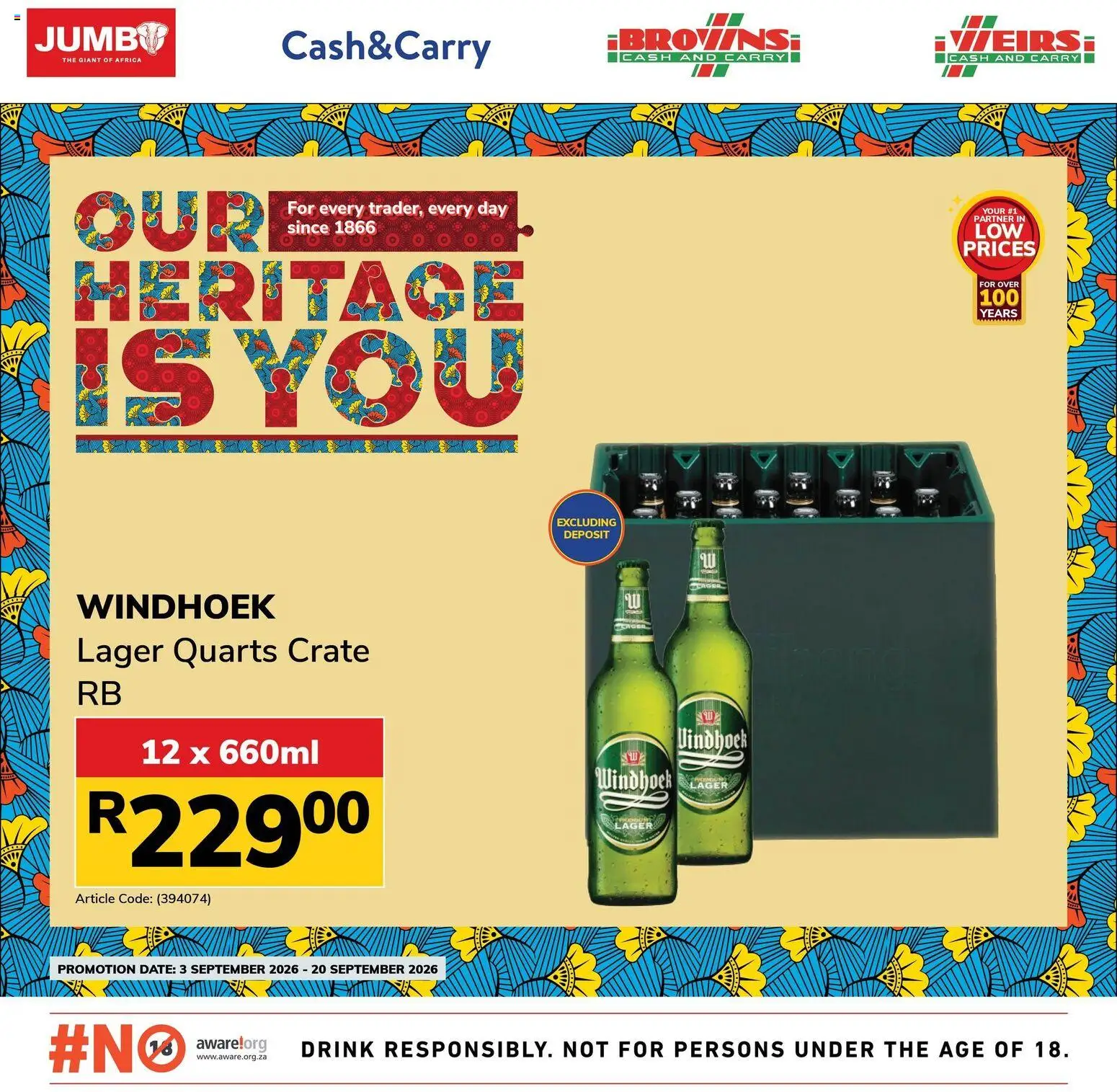 New Jumbo catalogue – valid from 03/09/2026 | Page: 1 | Products: Crate