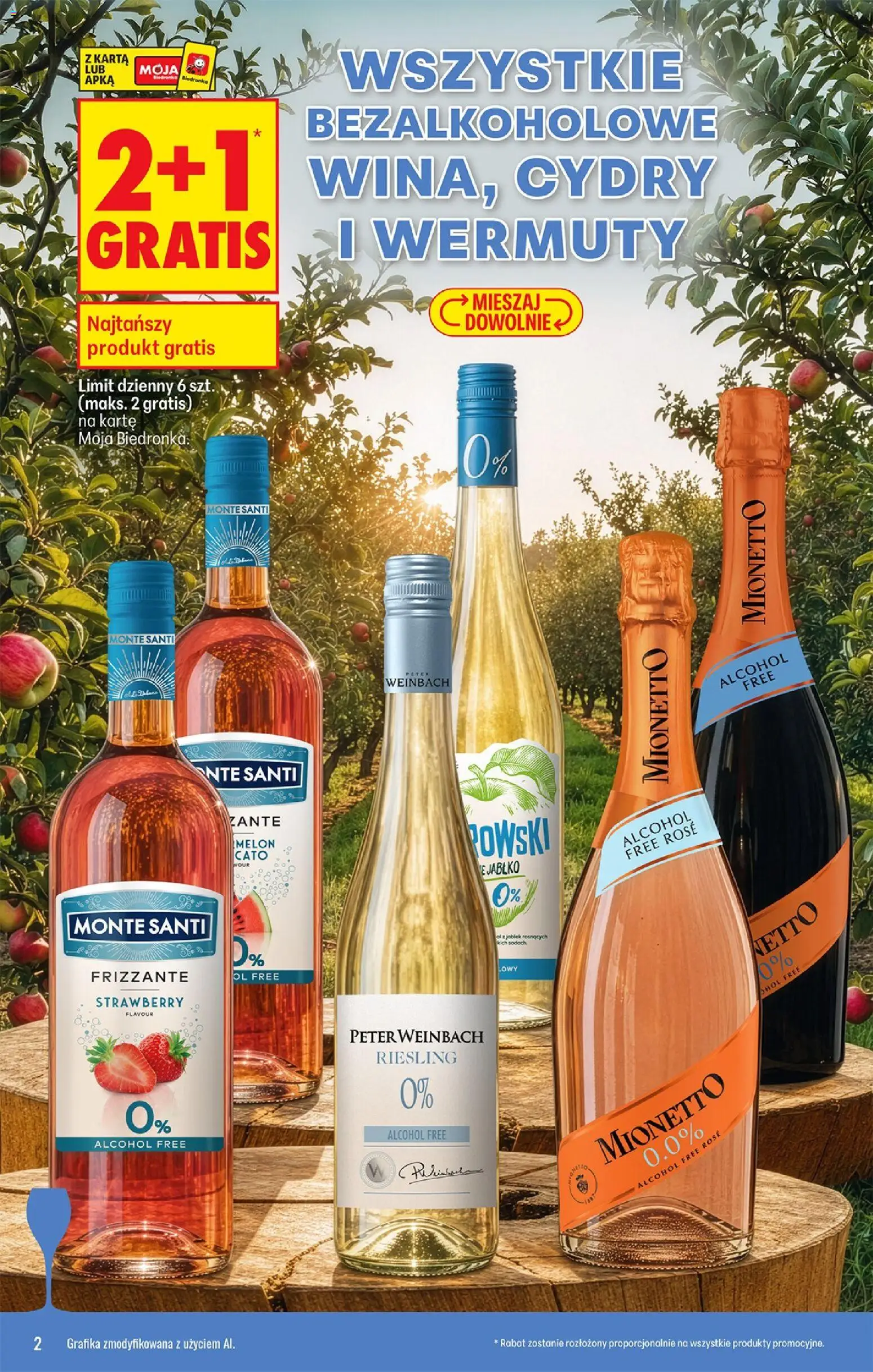 Biedronka gazetka - Czas na toast od 24.08.2026 | Strona: 2 | Produkty: Karta, Melon, Riesling, Monte Santi