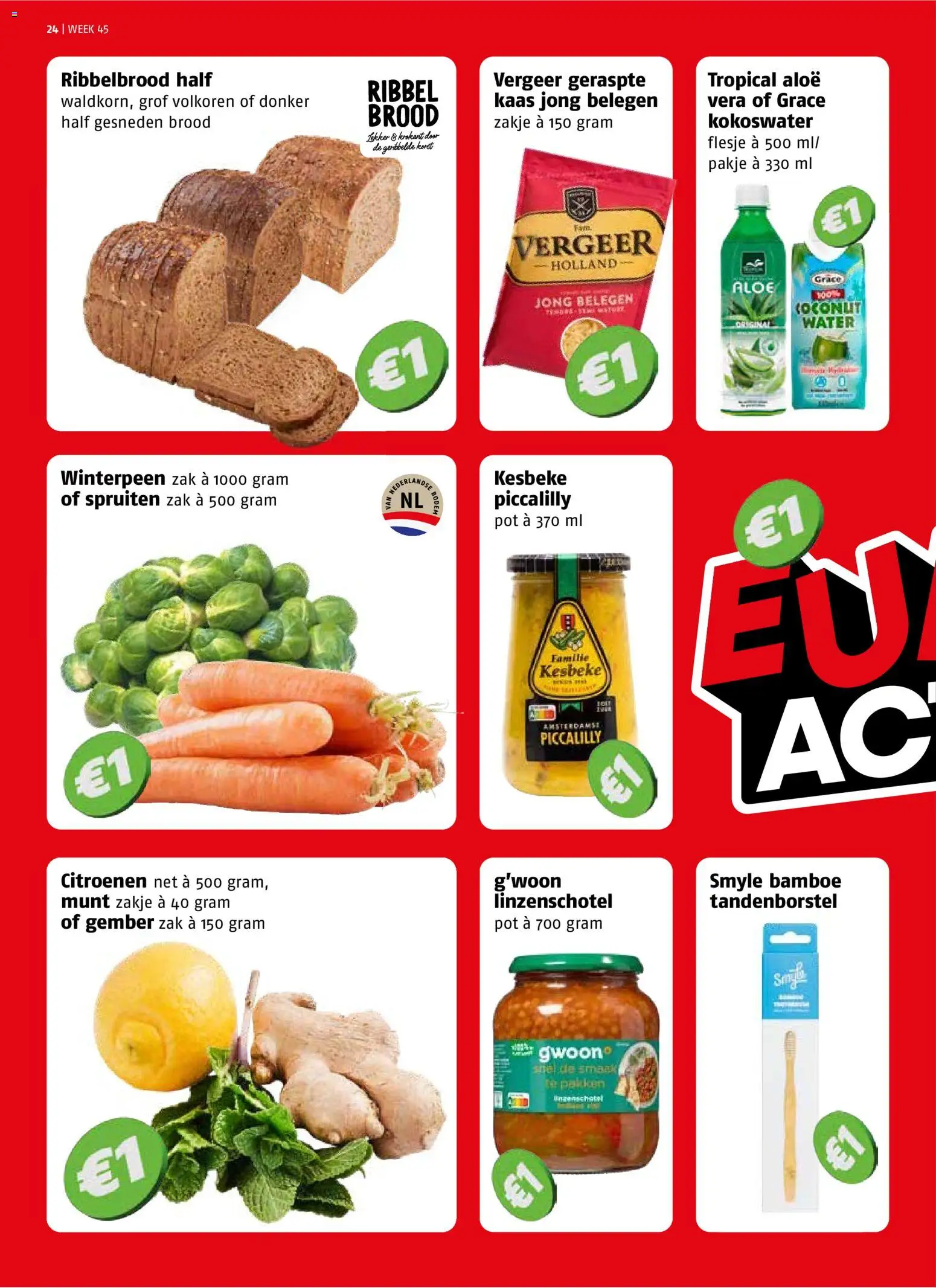 {H1} | Pagina: 24 | Producten: Citroenen, Munt, Brood, Pot