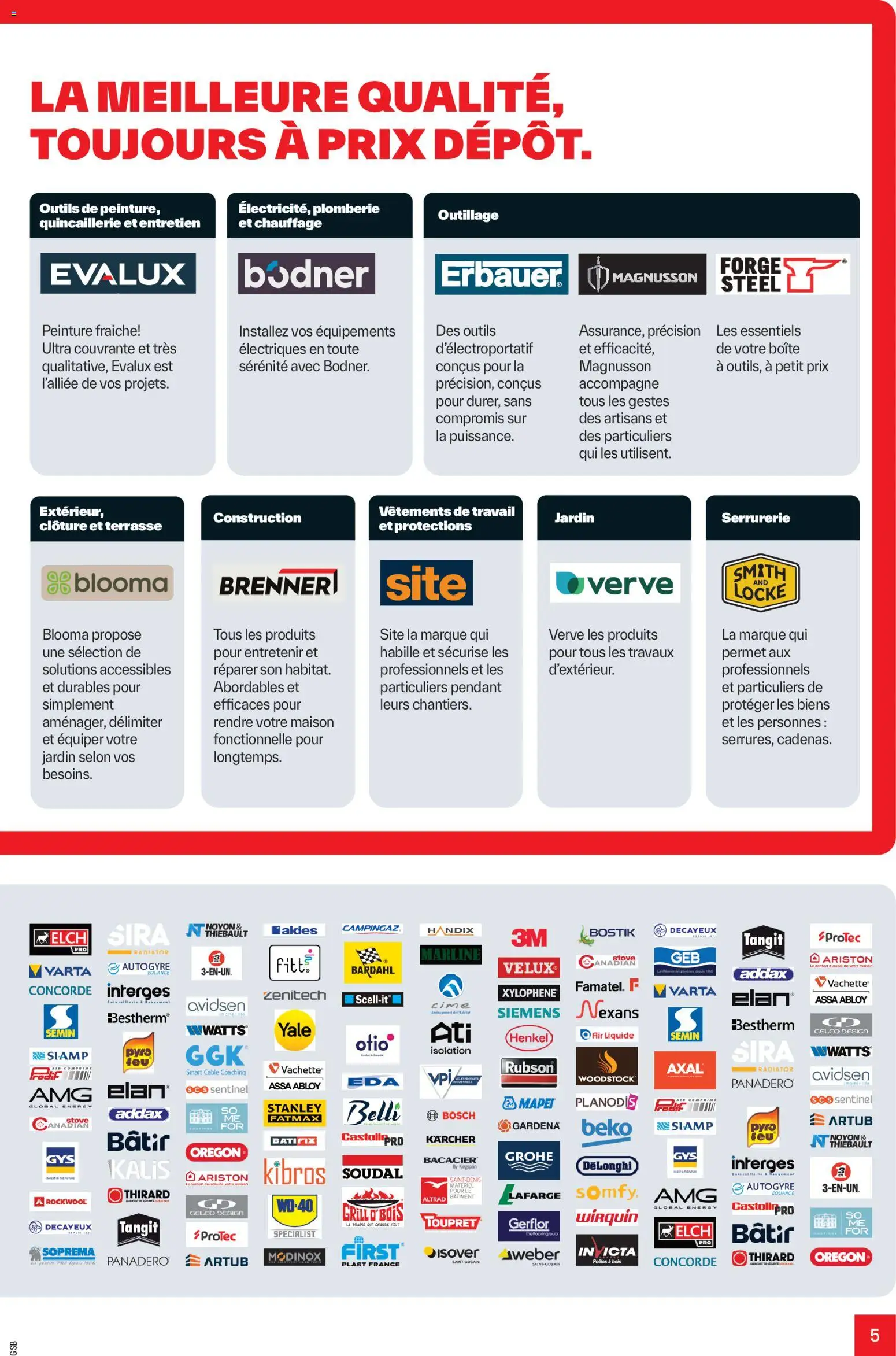 {H1} | Page: 5 | Produits: Câble, Grill, Clôture, Delonghi