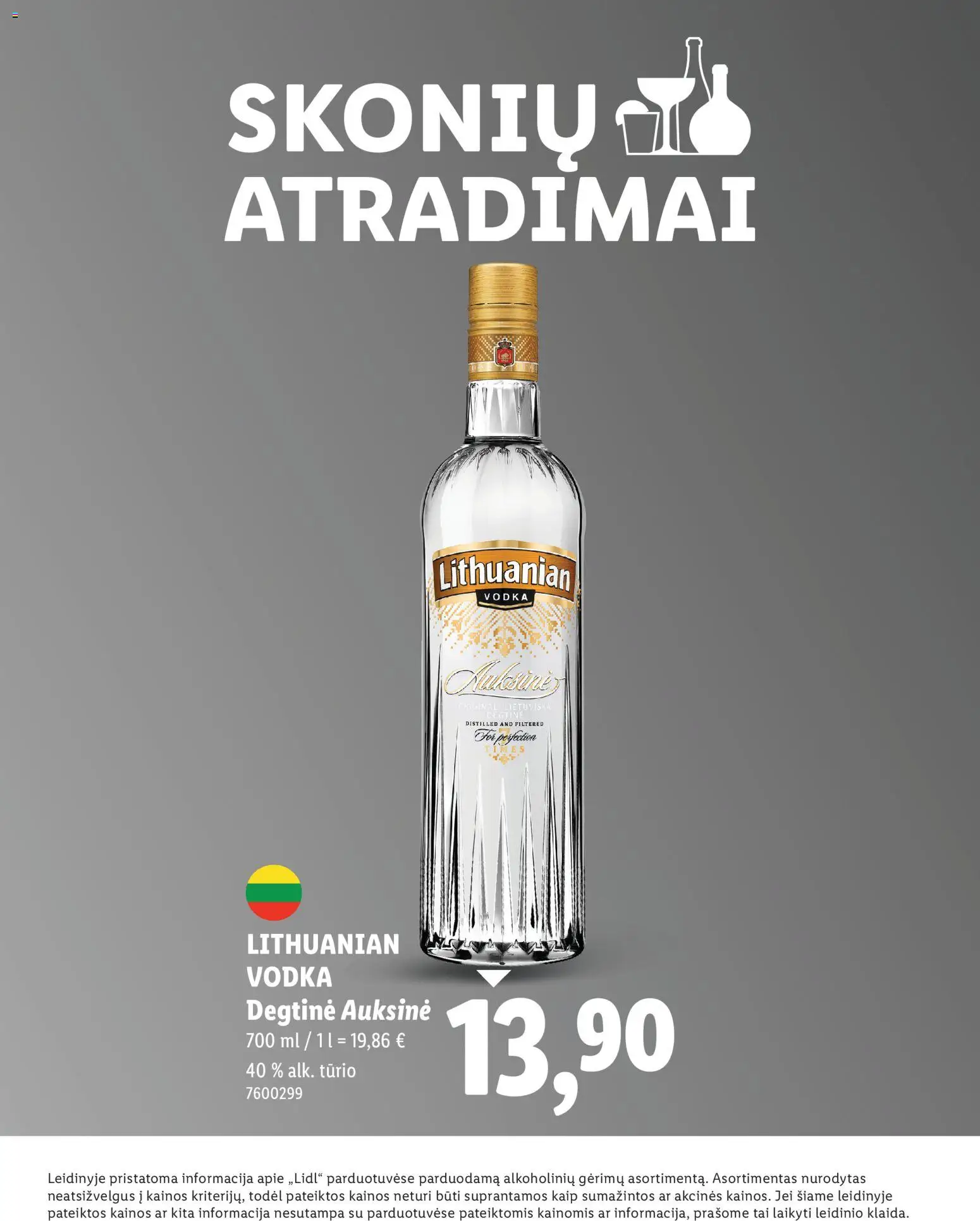 LIDL akcijos nuo 04.12.2025 | Puslapis: 18 | Prekių: Degtinė