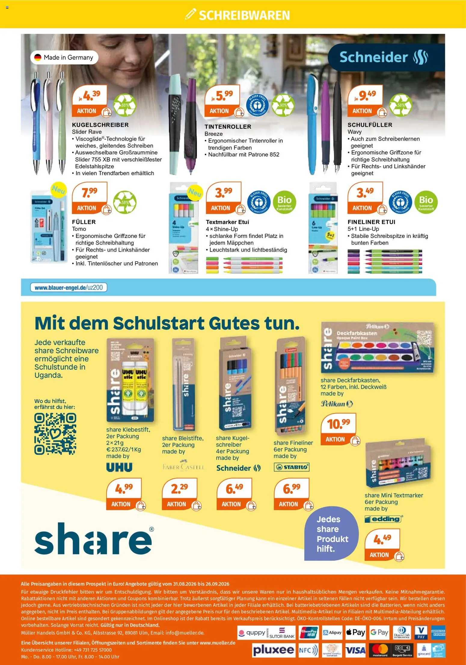 Müller Die Schule ruft BY, BW – gültig ab 31.08.2026 | Seite: 20