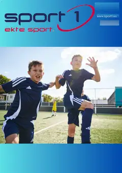 Forhåndsvisning av Sport 1 kundeavis gyldig fra 29/07/2026