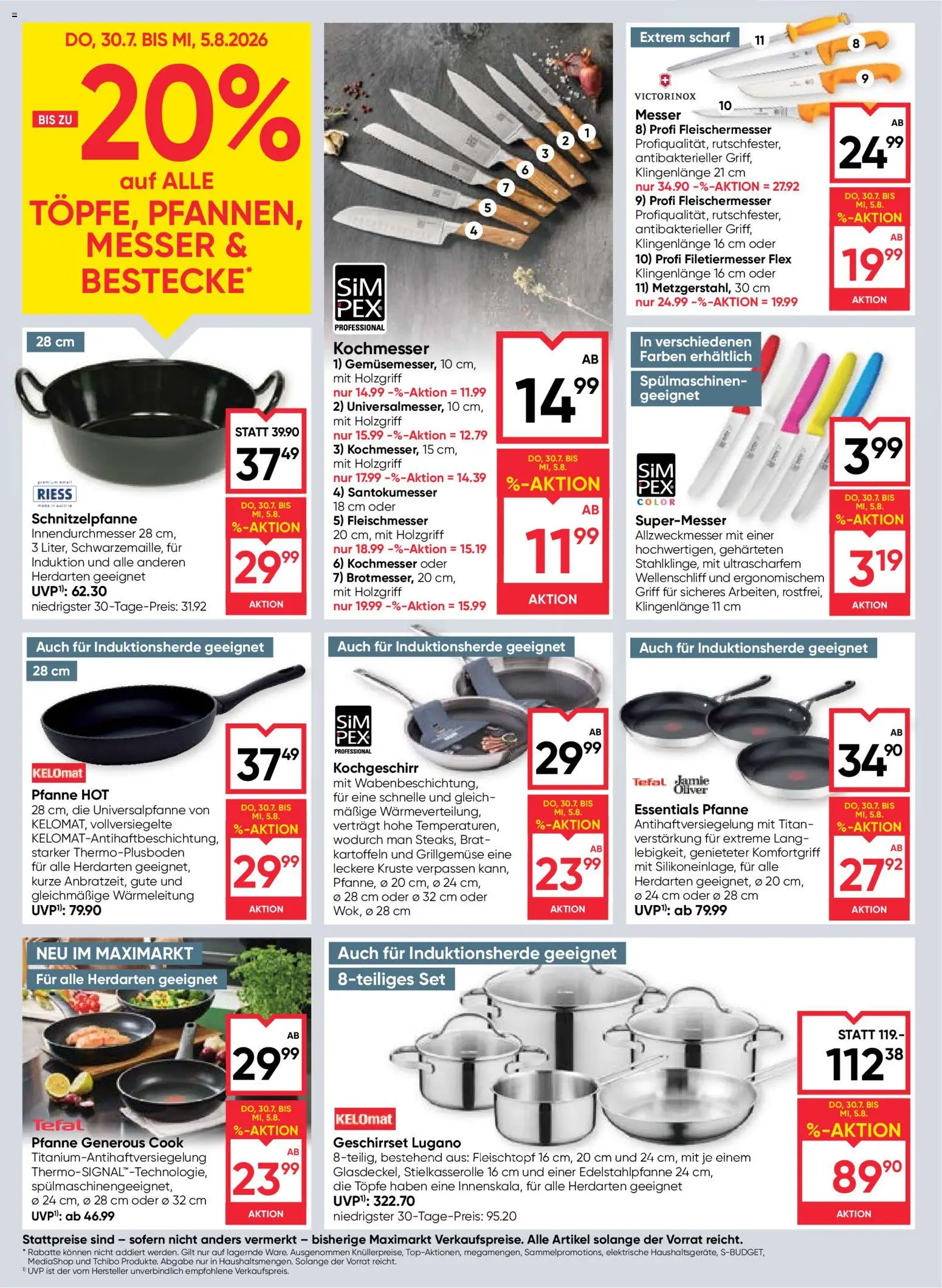 Maximarkt Flugblatt gültig ab 30.07.2026 | Seite: 20 | Produkte: Kartoffeln