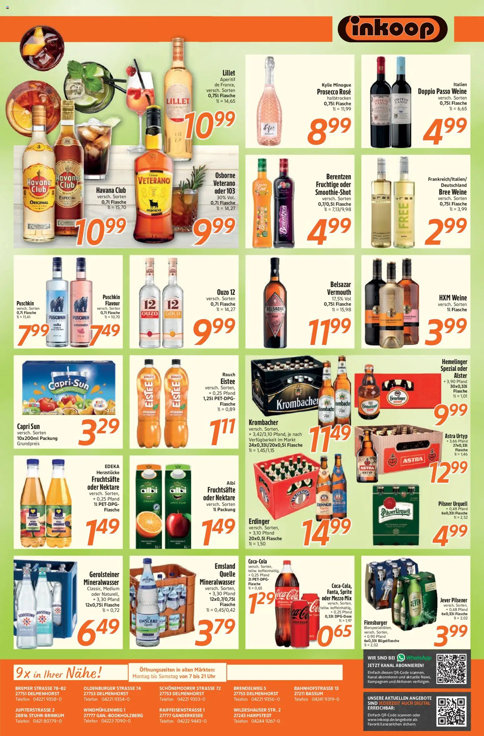Inkoop Prospekt – gültig ab 31.08.2026 | Seite: 7 | Produkte: Mezzo mix, Doppio Passo, Telefon, Berentzen