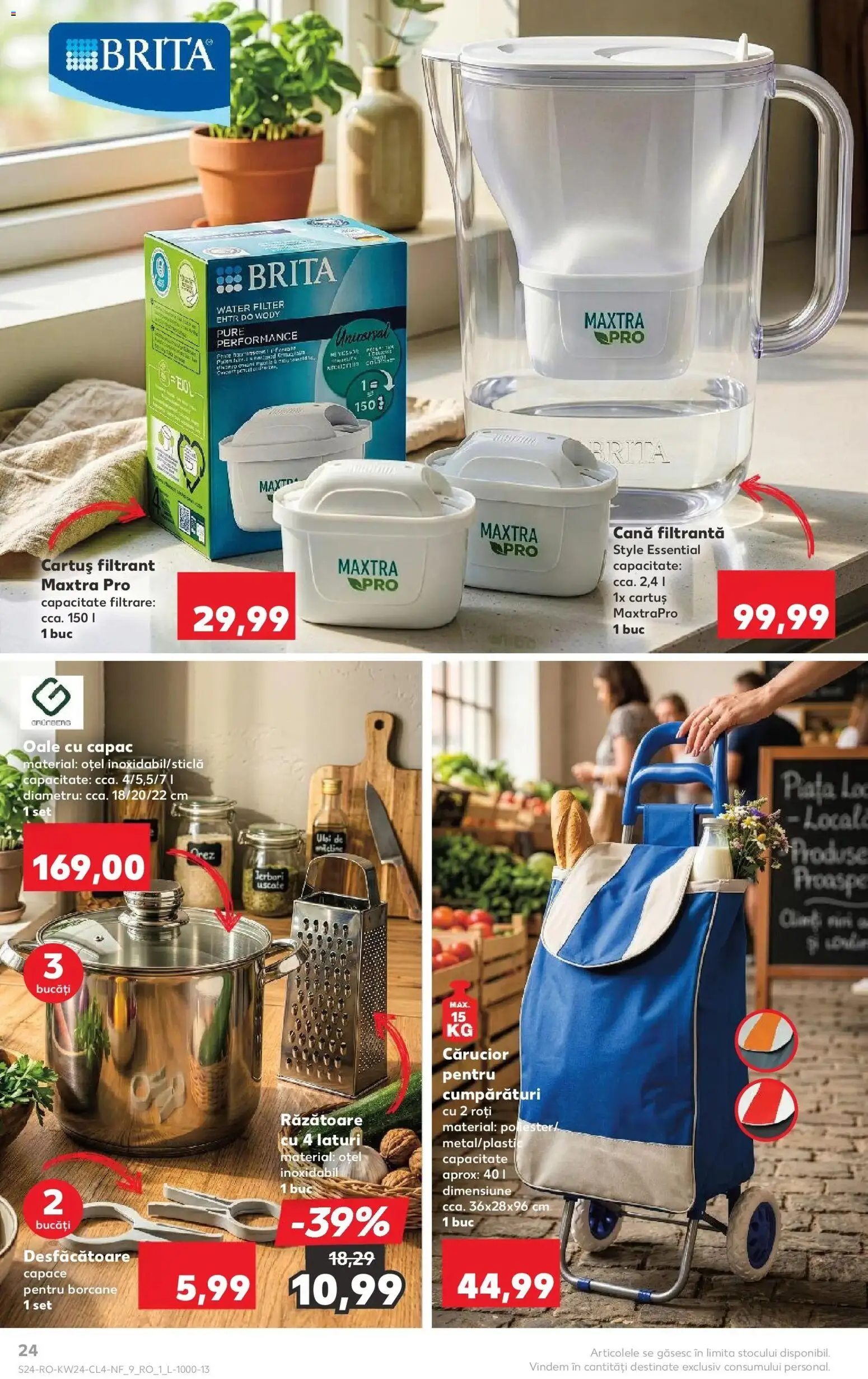 Noul catalog Kaufland – valabil de la 10.06.2026 | Pagină: 24 | Produse: Delgeç, Răzătoare