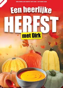 Dirk folder - Herfst - Voorbeeld van een folder van Dirk, geldig van 01-10-2026