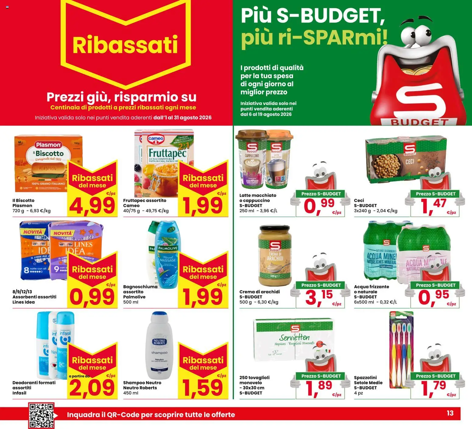 Volantino Eurospar del 06/08/2026 | Pagina: 13