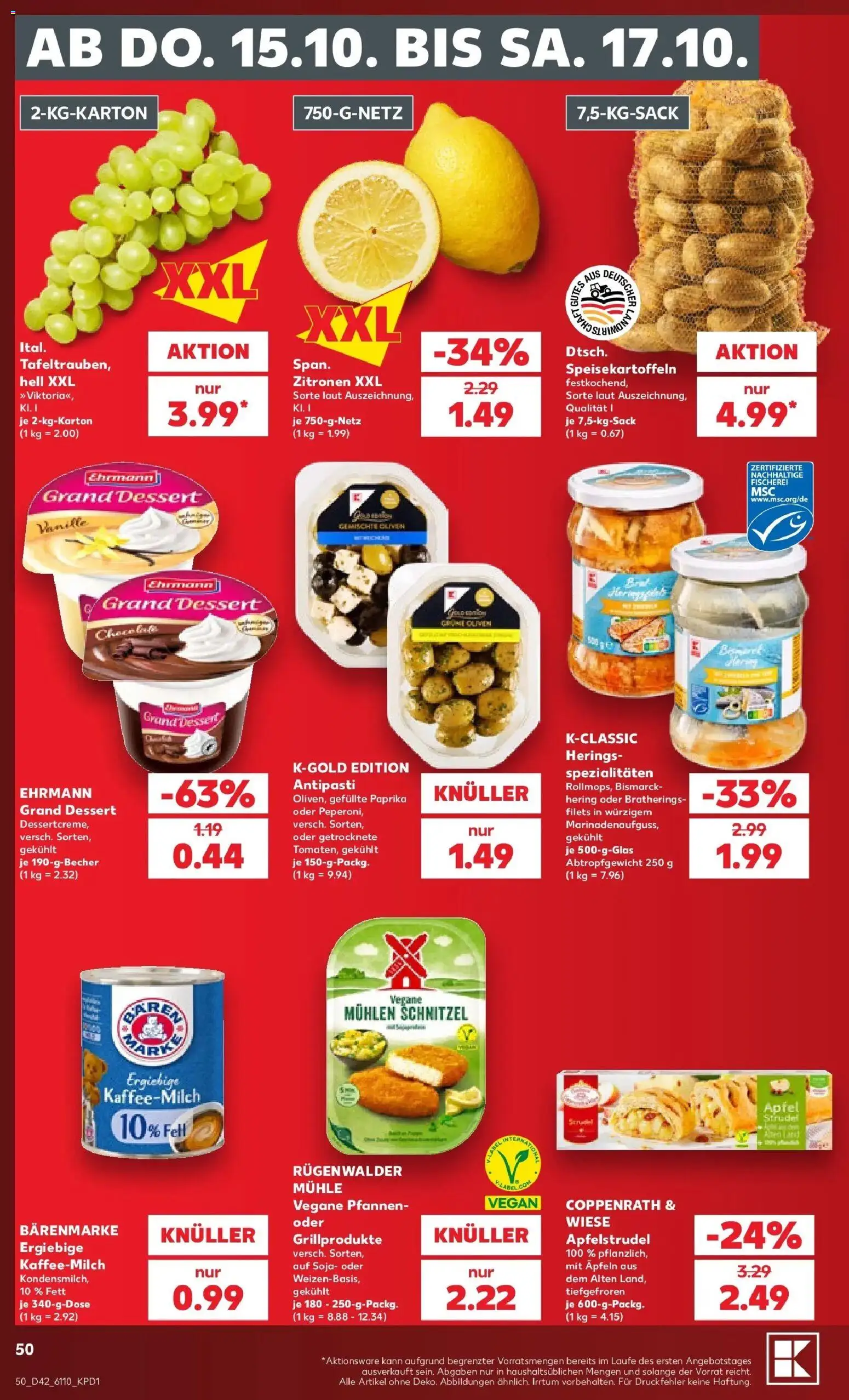 Prospekt Kaufland ab 12.10.2026 » Angebote Online zum Blättern | Seite: 54 | Produkte: Spezialitäten, Äpfel, Vanille, Paprika
