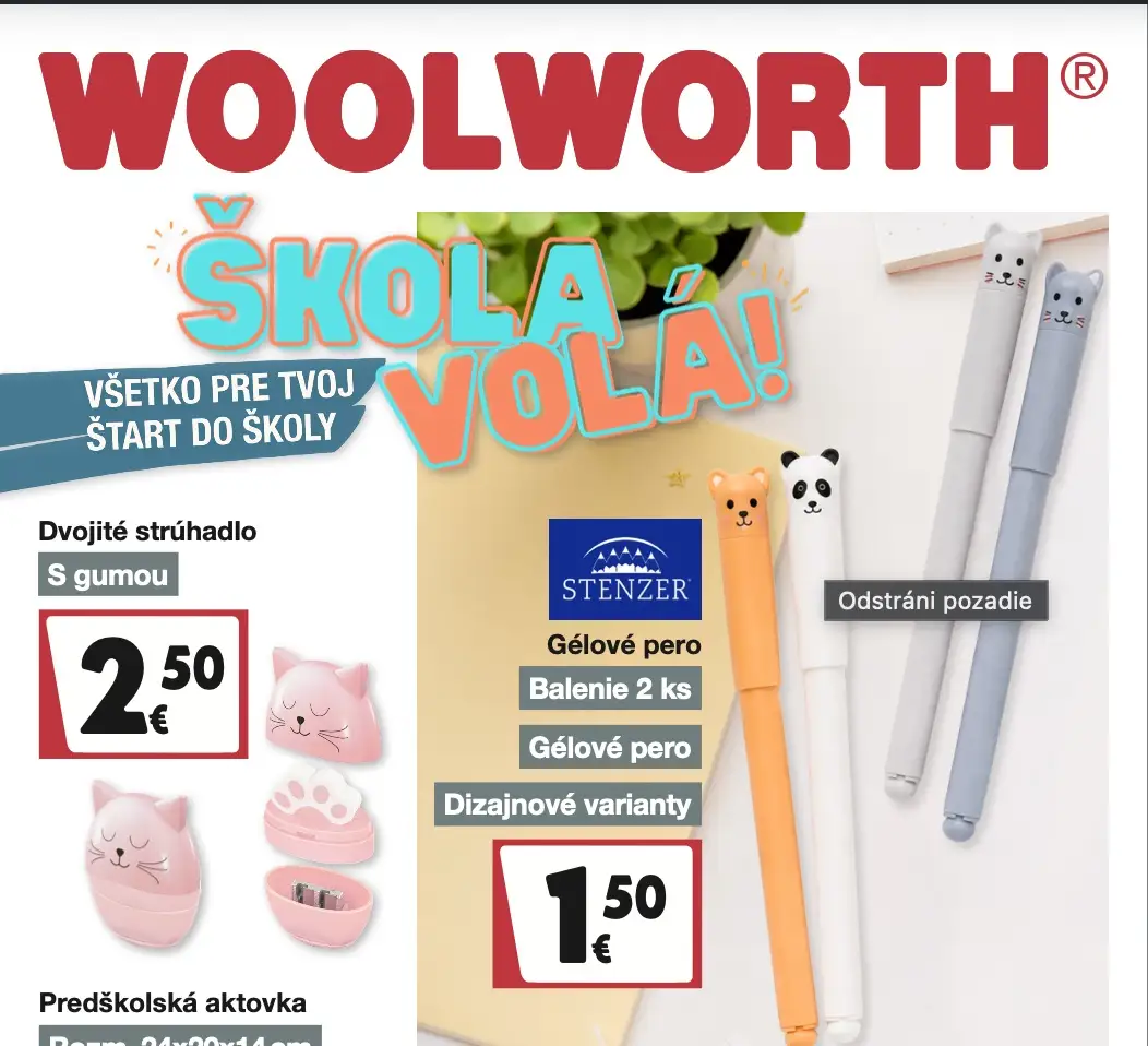 Woolworth - Škola volá!