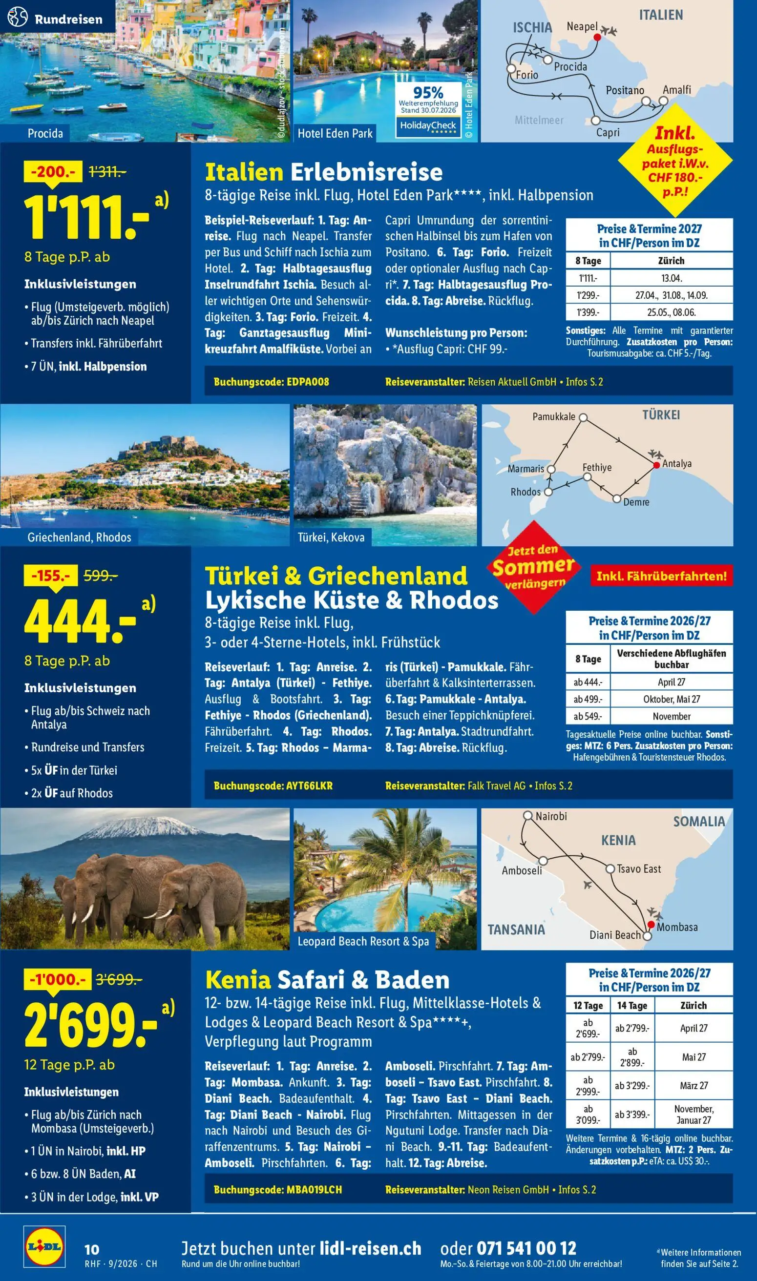 Lidl aktionen Reise-Highlights – gültig ab 29.08.2026 | Seite: 10 | Produkte: Uhr, HP