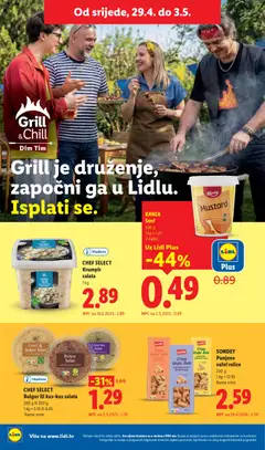 CHEF SELECT Bulgur ili kus-kus salata, 200 g ili 250 g, Razne vrste - Pregled kataloga iz trgovine Lidl, vrijedi od 27.04.2026 | Stranica: 54