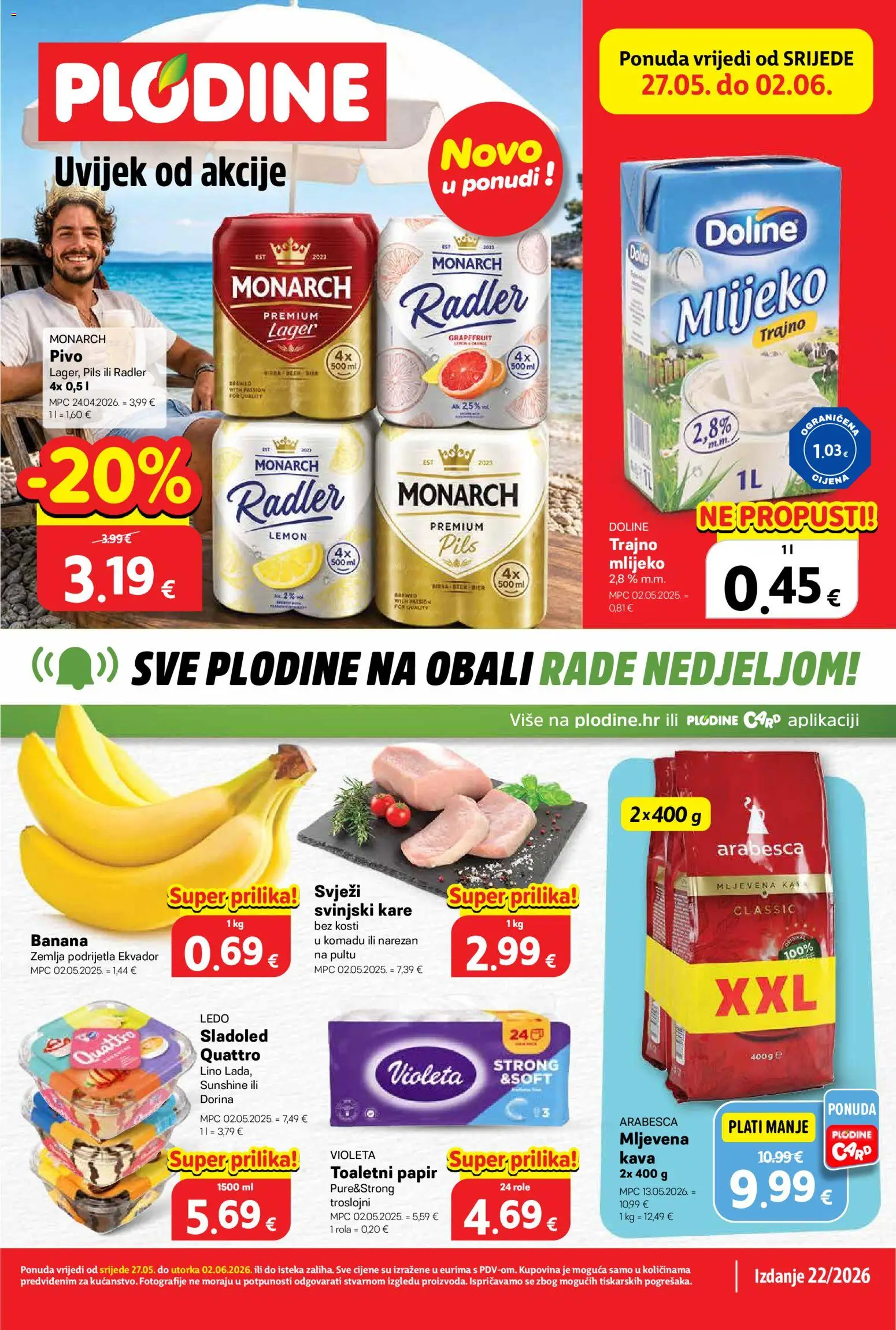 🛒 Plodine katalog od 📆 27.05.2026 ➤ Pogledaj akcije sada!🔥 | Hrvatska