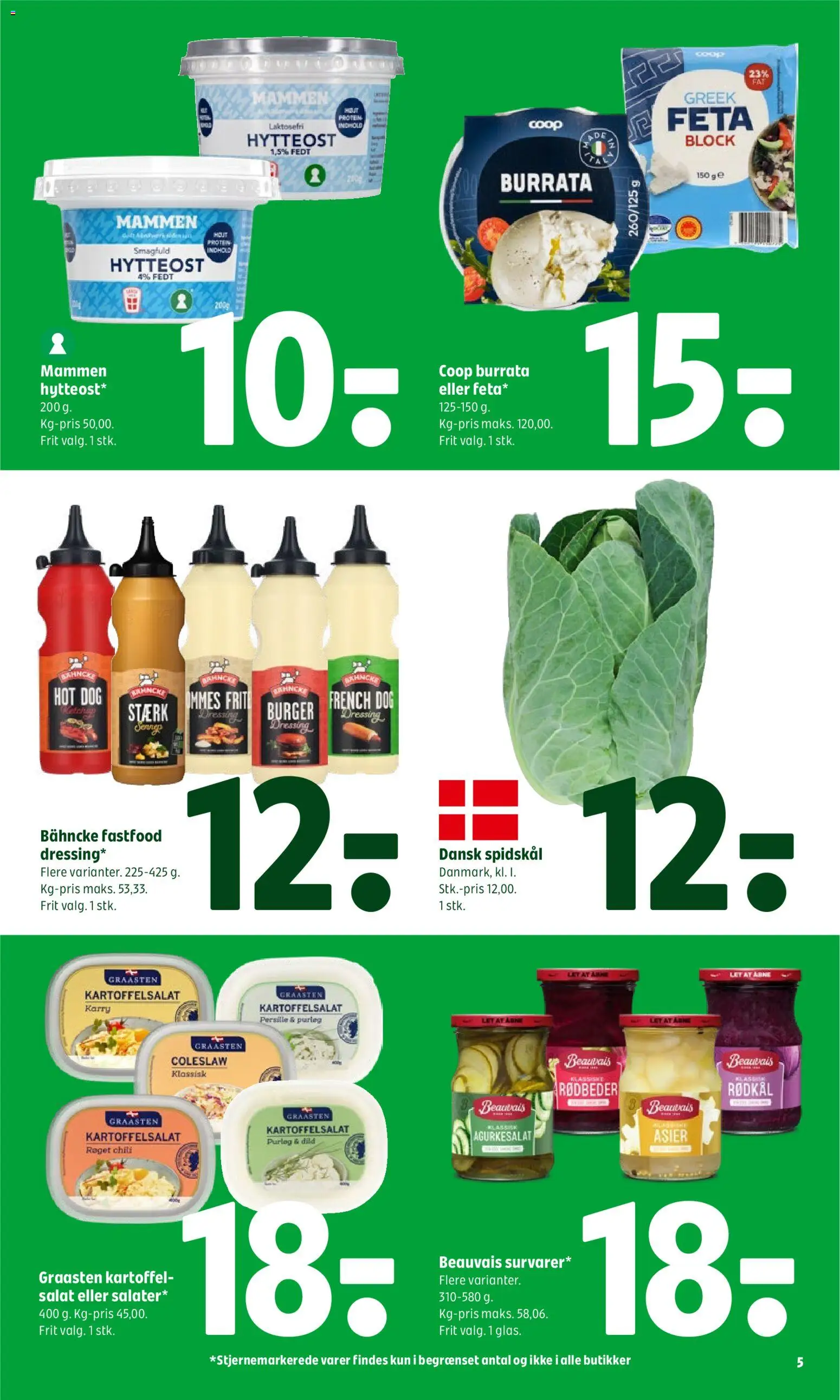 Coop 365 tilbudsavis – gyldig fra 09/07/2026 | Side: 7 | Produkter: Kartoffelsalat, Hytteost, Spidskål, Asier